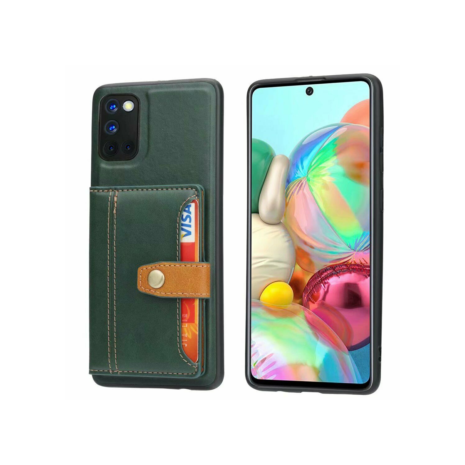 ElinCase – Étui portefeuille rétro à rabat en cuir durable avec support pour cartes de crédit, protection pour téléphone Galaxy NOTE 20 ULTRA DE