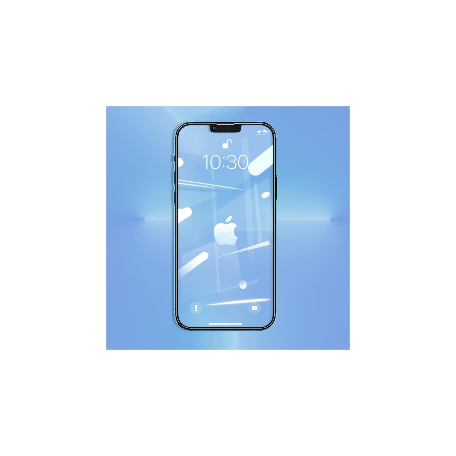 Protecteur d'écran ultramince en verre trempé 0,26&nbsp;mm de PANDACO pour iPhone 13 Pro