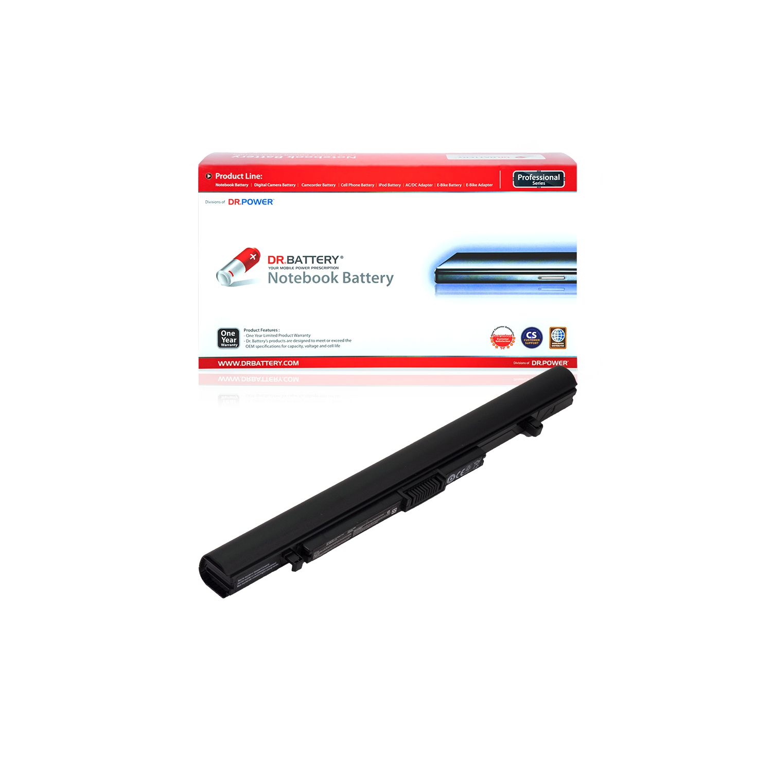 DR. BATTERY - Replacement for Toshiba Satellite Pro R50-B-16V / R50-B-170 / R50-B-186 / R50-C-008 / PA5212U-1BRS / PABAS283