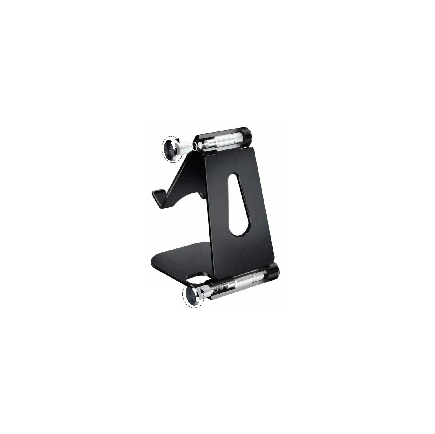 Adjustable Folding Cell Phone Stand Holder Mount Desk Dock For iPhone Samsung