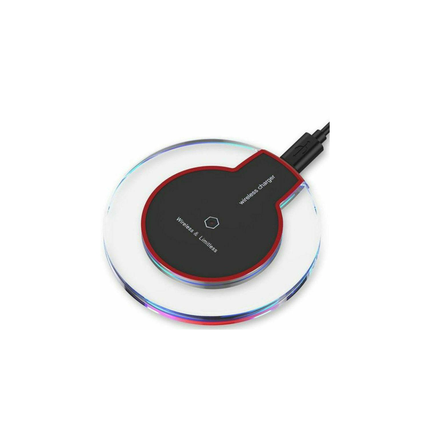 Wireless Charger Pad Qi Charging For Samsung S20 FE S10 S9 S8 iPhone 11 12 XR 8