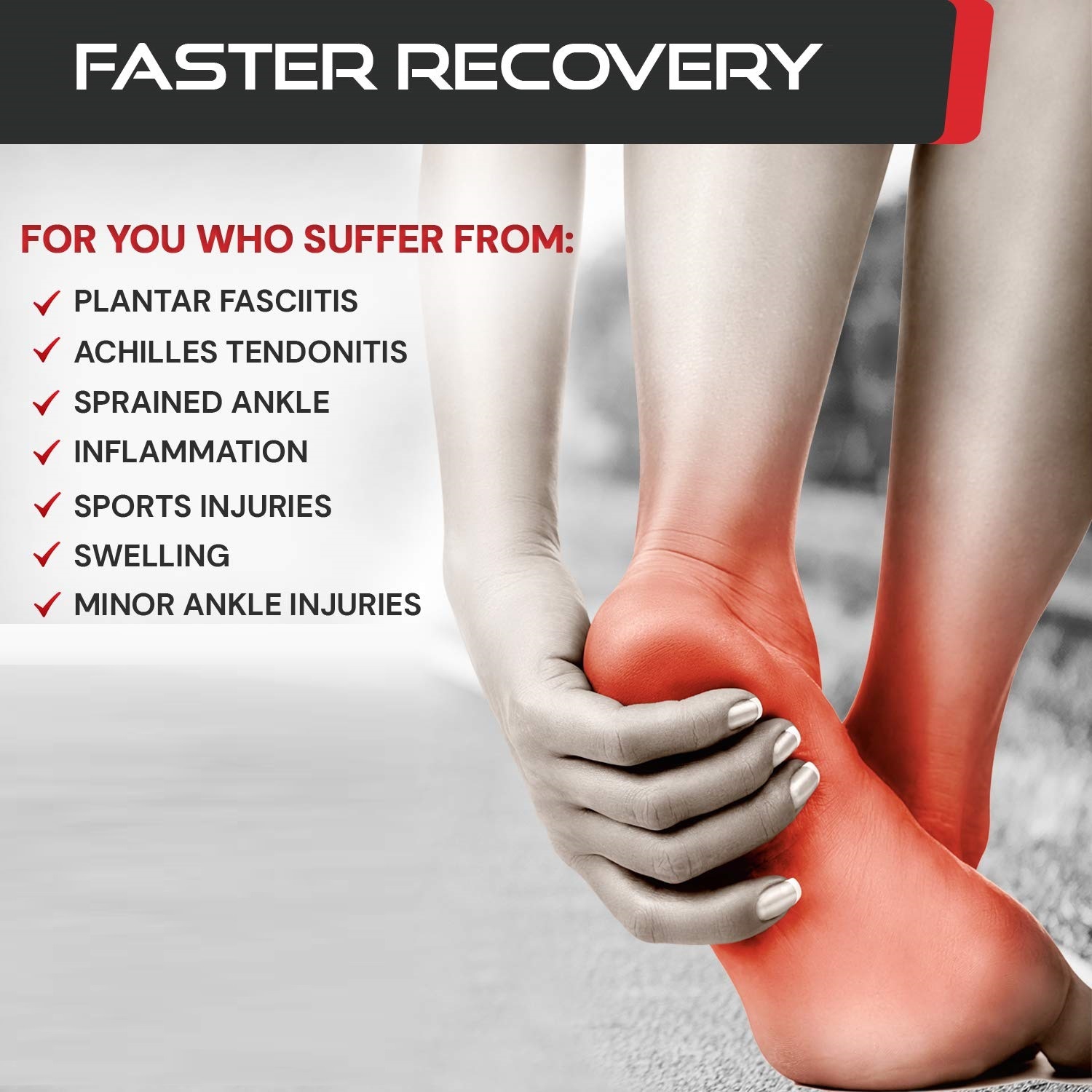 ISTAR Ankle Support Brace, Breathable Neoprene Sleeve, Adjustable Wrap