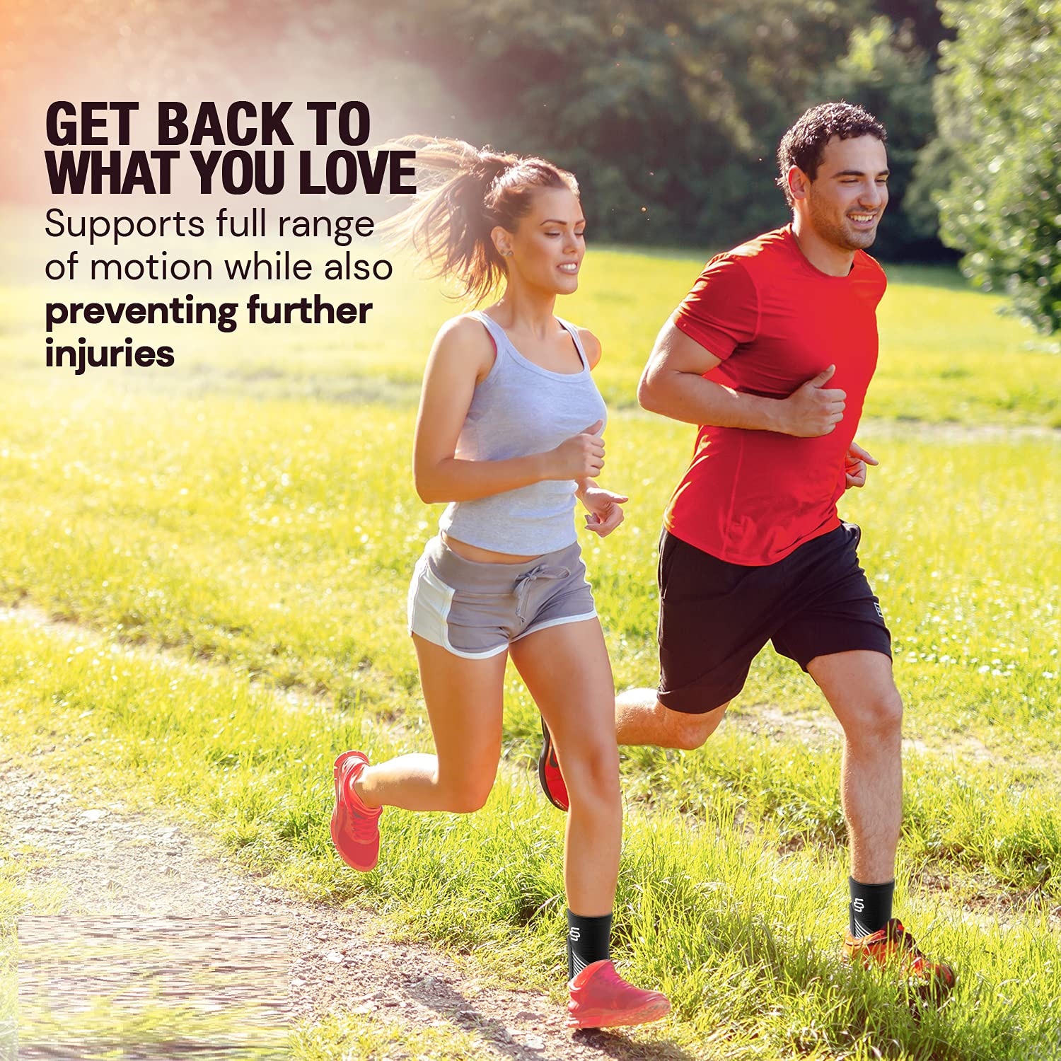 ISTAR Ankle Support Brace, Breathable Neoprene Sleeve, Adjustable Wrap