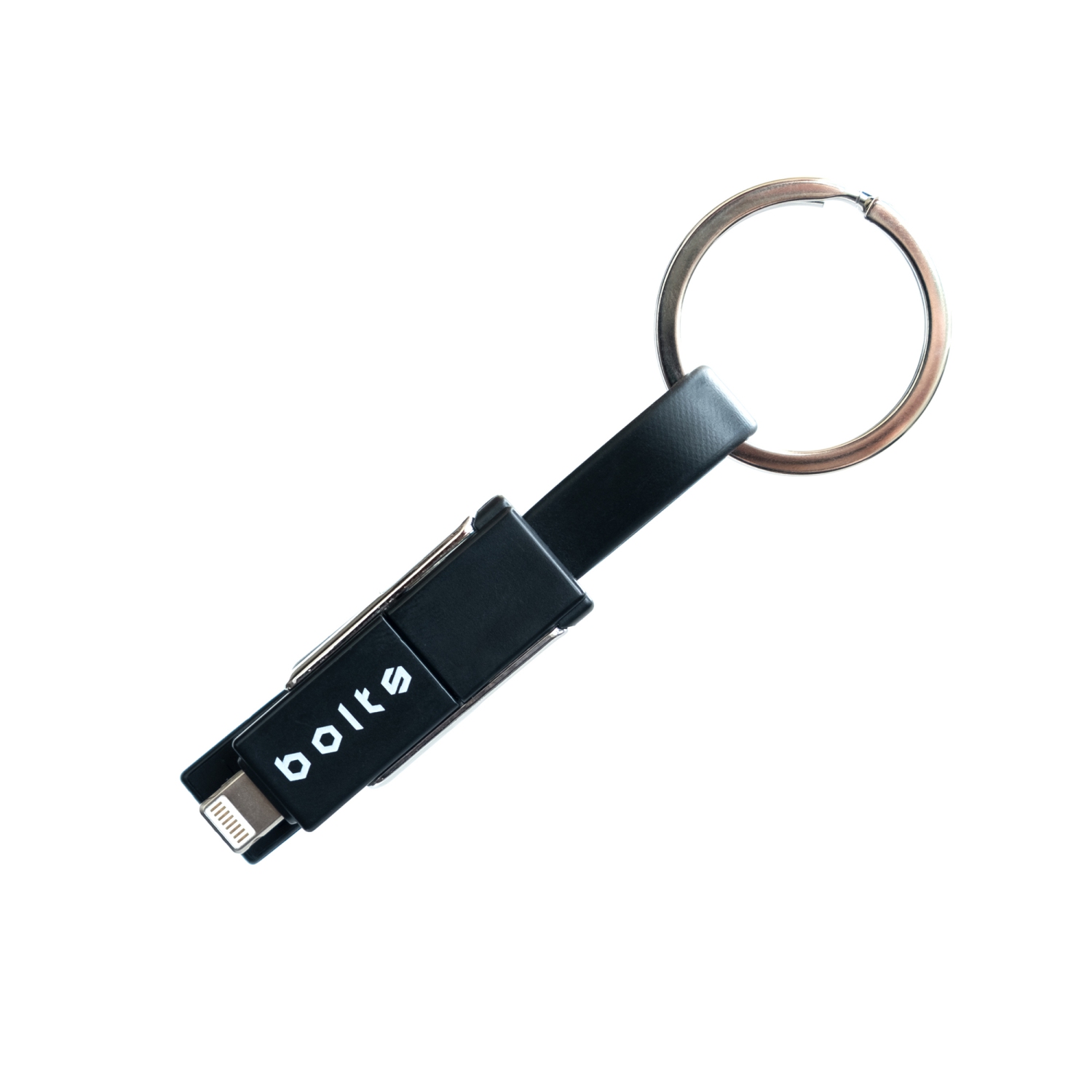 Câble porte-clés 6-en-1 de Bras Lab pour iPhone/USB/USB-C/micro USB d’Apple