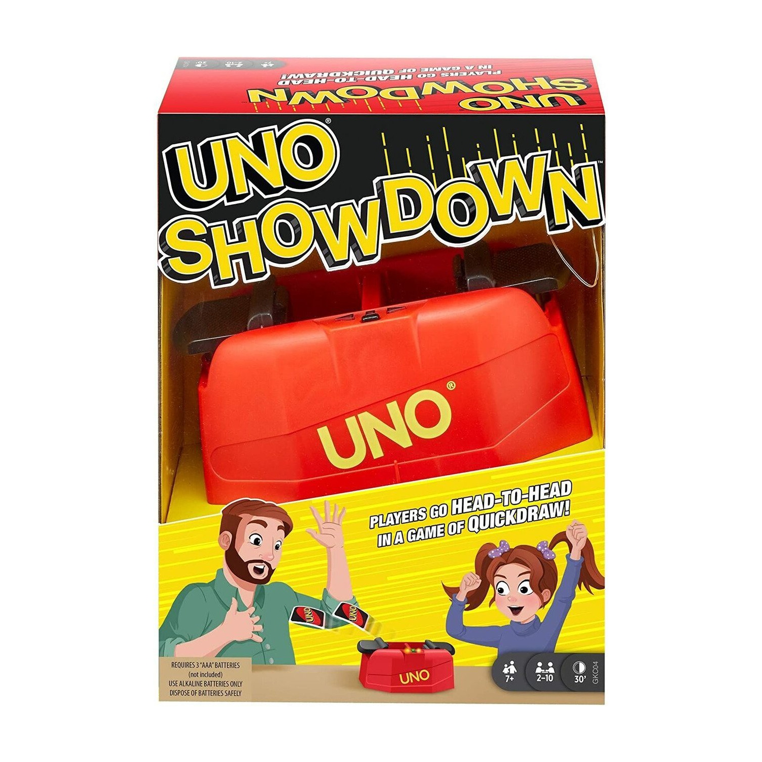 UNO Showdown Quick Draw Family Card Game with 112 Cards & UNO Showdown Unit