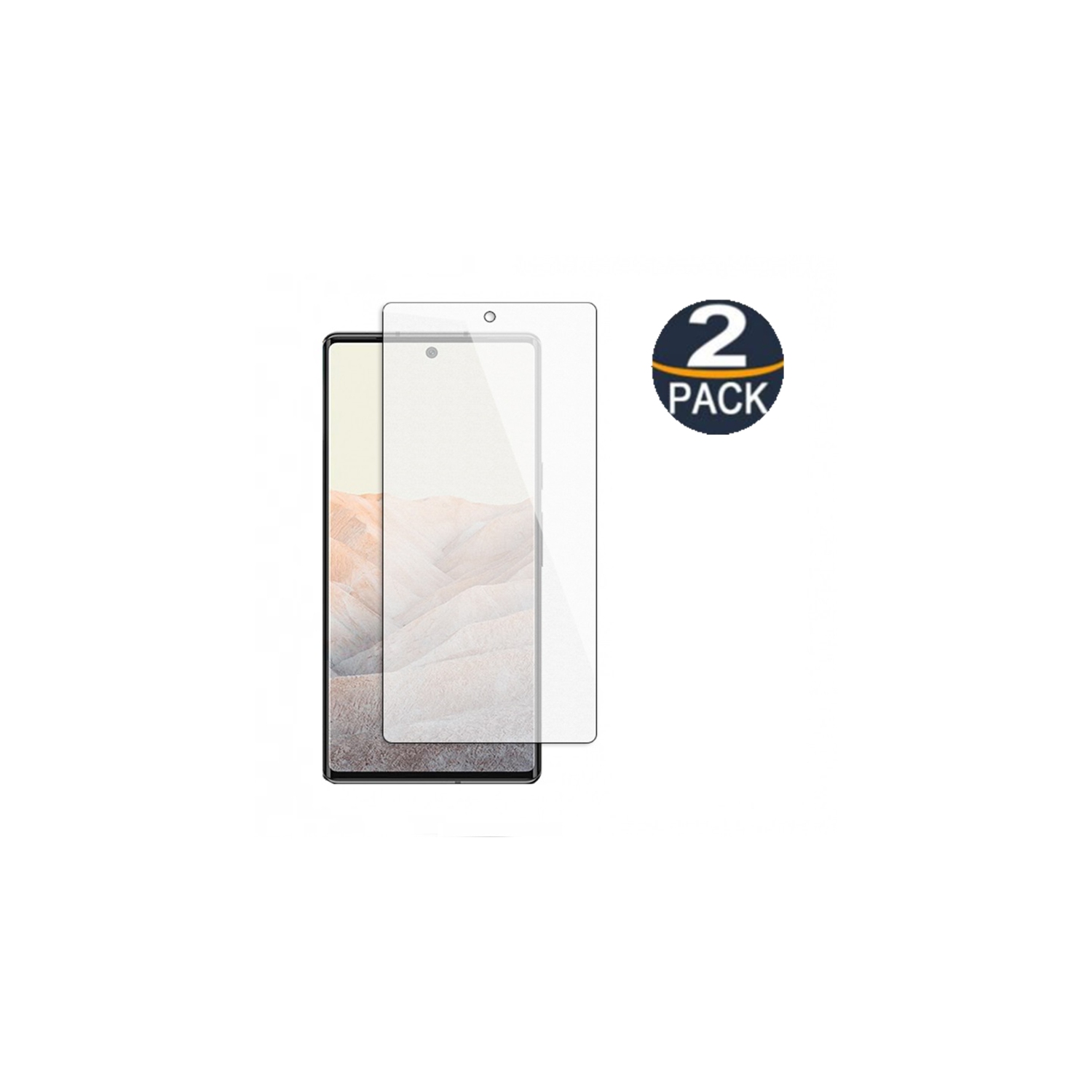 【Lot de 2】 Protecteur d'écran en verre trempé CSmart pour Google Pixel 6 2021, compatible avec les étui et sans bulles