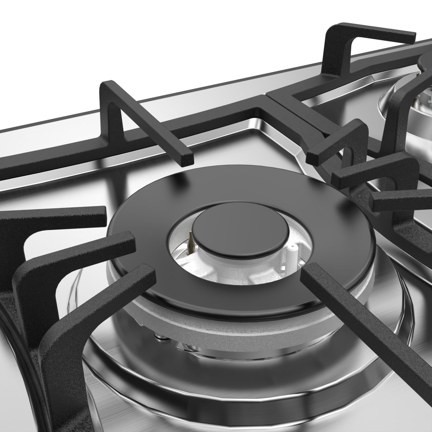 Empava 30 in. Gas Stove Cooktop with 5 3rd Gen Italy Sabaf Sealed Burners in Stainless Steel