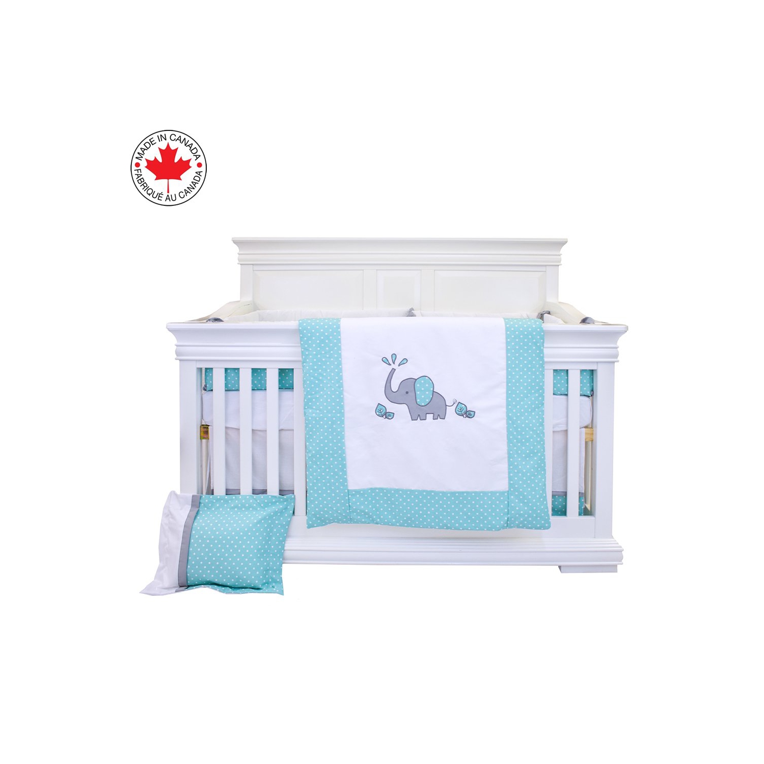 Ensemble de literie pour berceau de bébé Bebelelo pour garçons et filles - Ensemble de literie pour bébé 7 pièces