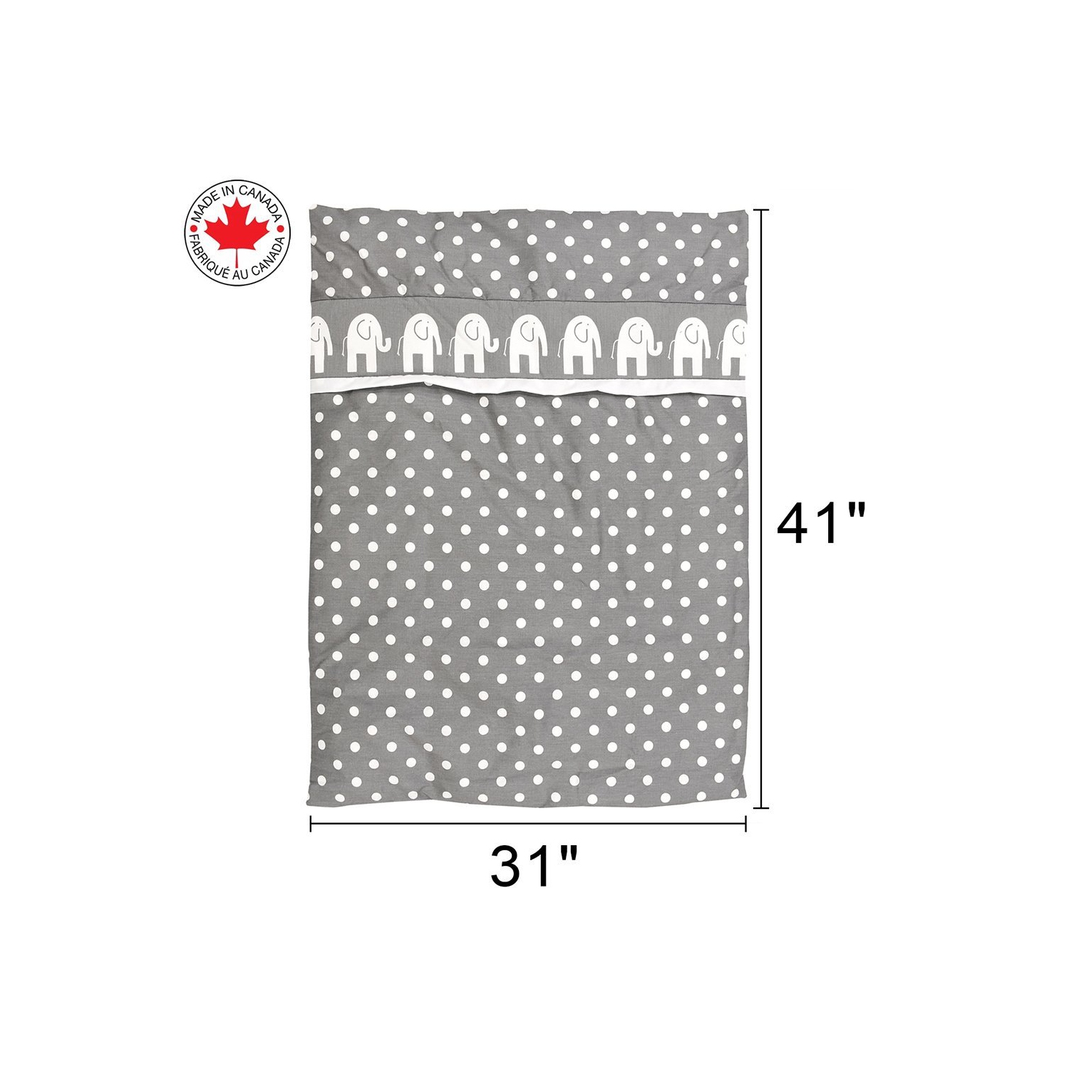 Bebelelo 7 Pieces Baby Bedding Set - Nursery Crib Set Including Skirt, Comforter, Quilt Cover, Fitted Sheet, and More for Kids, Boys, Girls