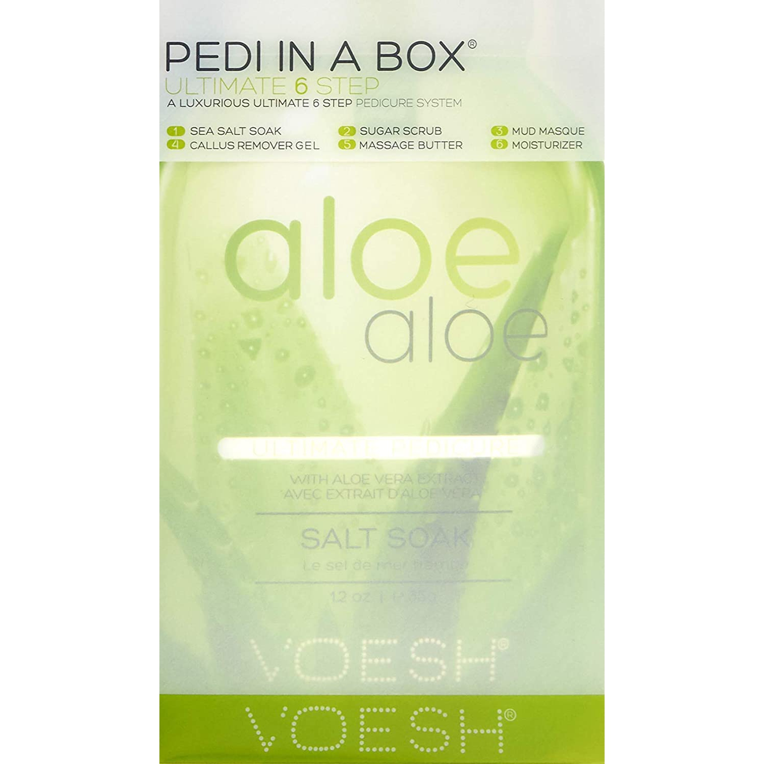 VOESH Pedi In A Box Ultimate 6 Step - Aloe Aloe