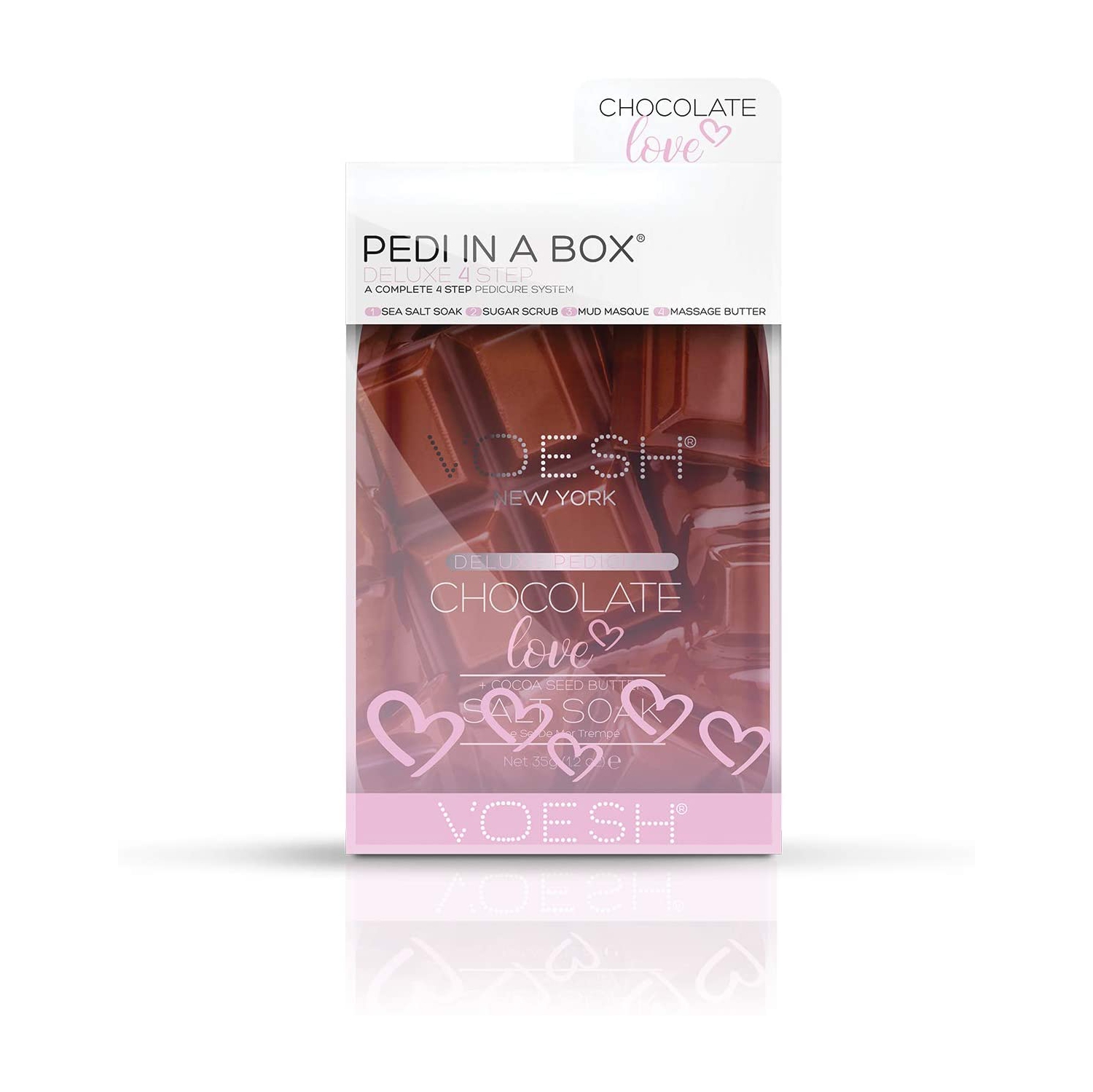 VOESH Pedi In A Box Deluxe 4 Step Set - Chocolate Love