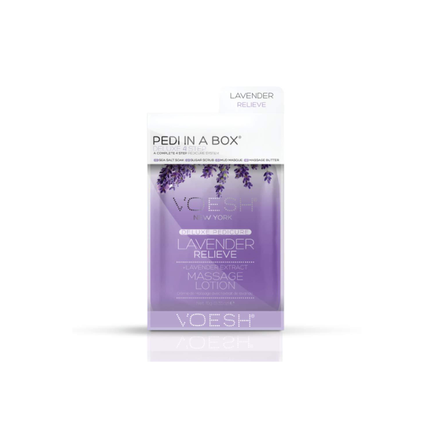 VOESH Pedi In A Box Deluxe 4 Step - Lavender Relieve