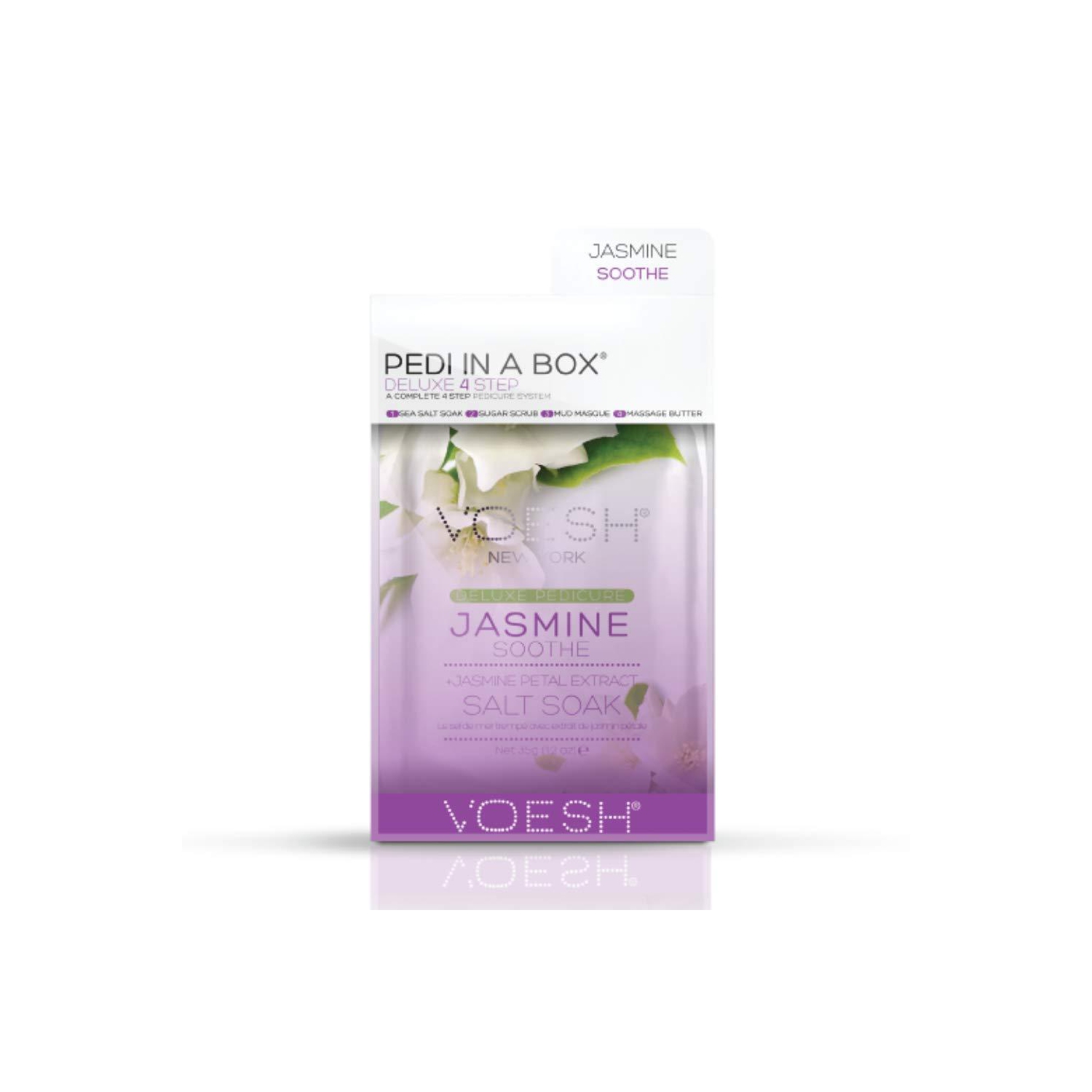 VOESH Pedi In A Box Deluxe 4 Step Set - Jasmine Soothe