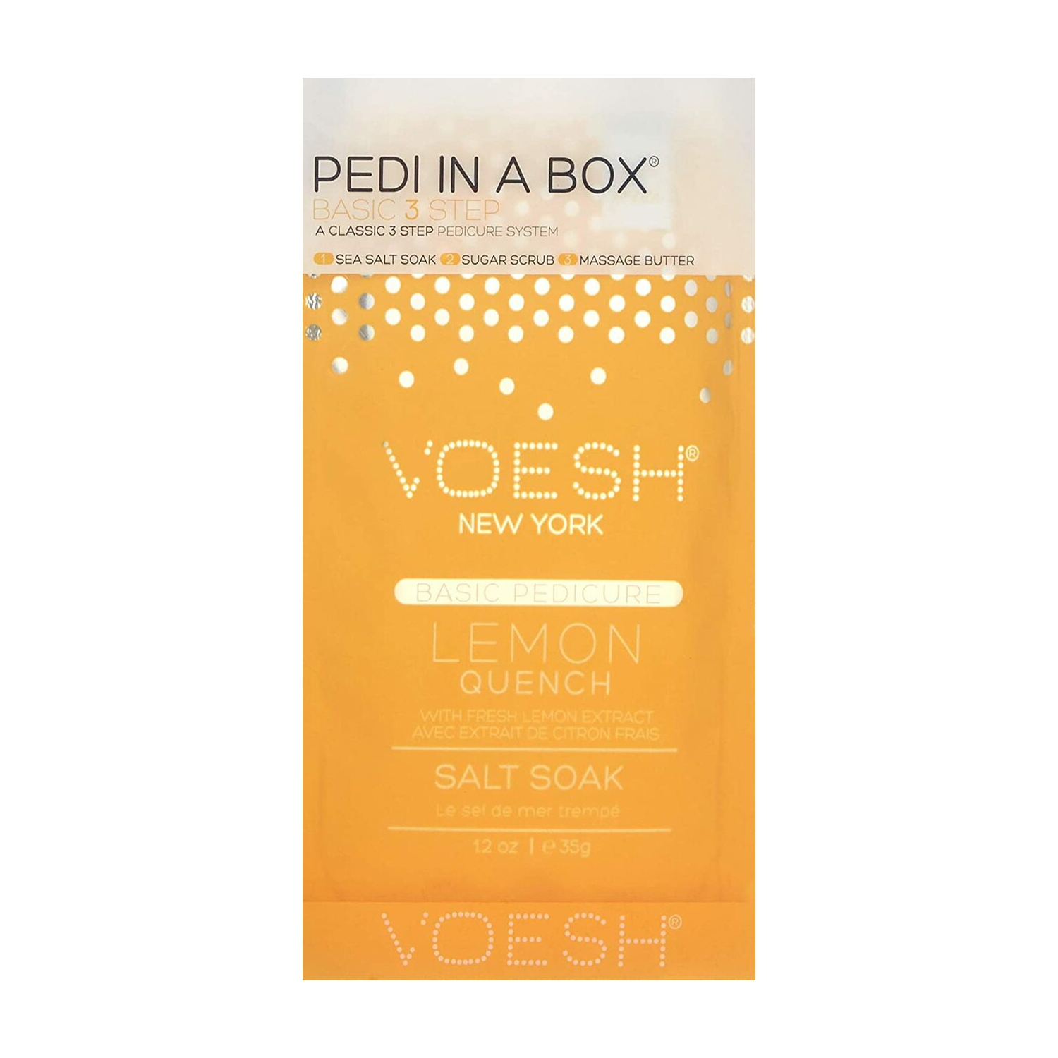 VOESH Pedi In A Box Basic 3 Step - Lemon