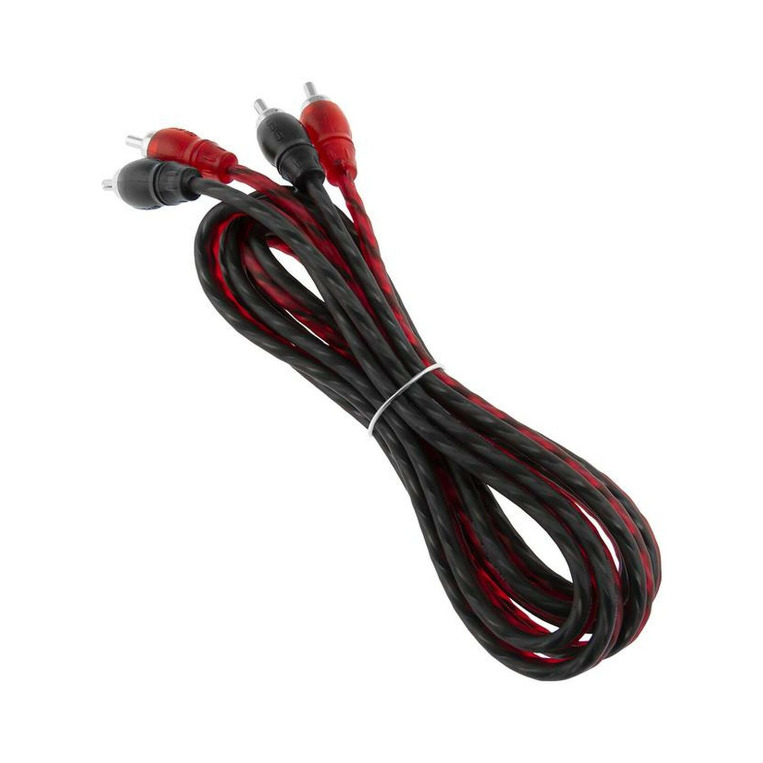 DS18 RCA-6FT 6ft 2-Channel Twisted RCA Cable