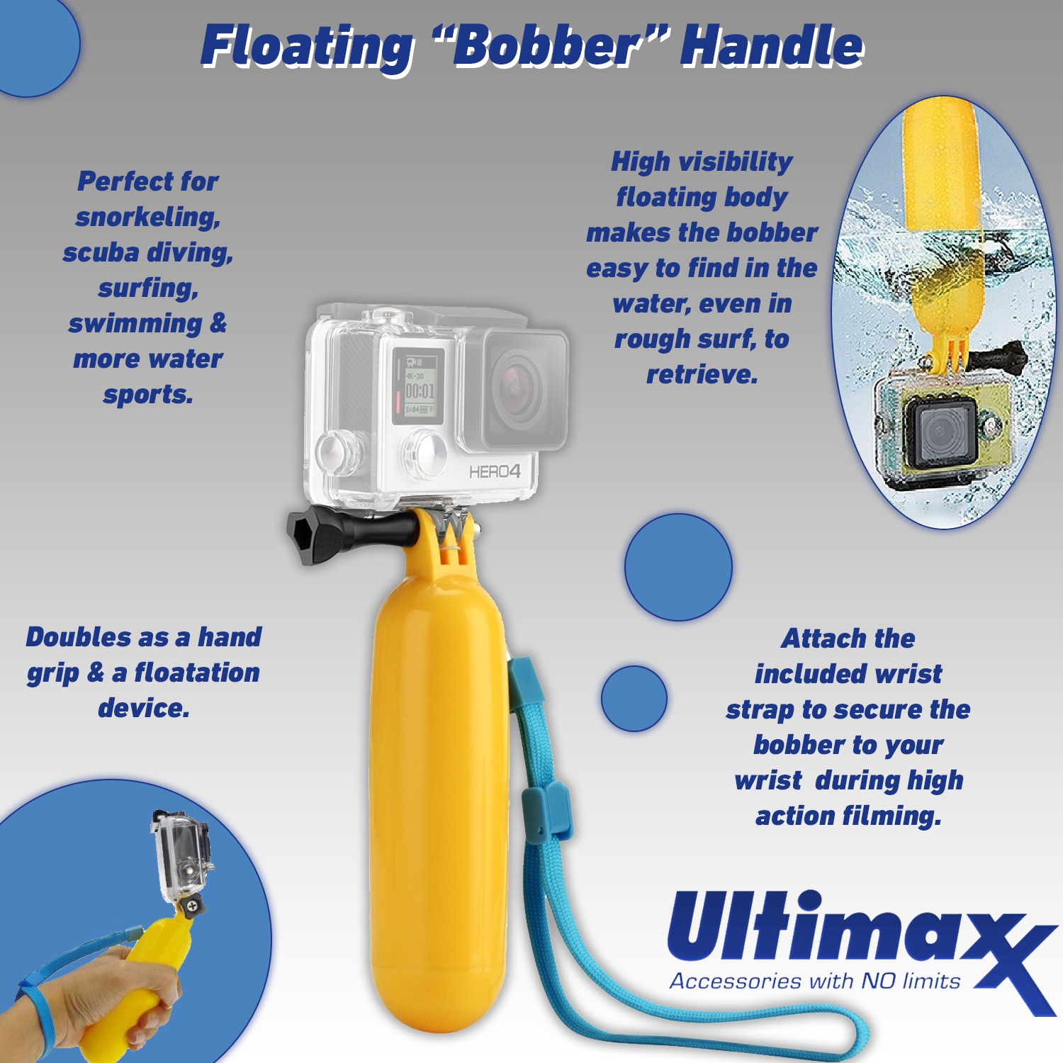 GoPro HERO10 Noir avec pack d'accessoires Premium : Carte mémoire microSD SanDisk Ultra 64 Go, batterie de remplacement, boîtier sous-marin, étui de