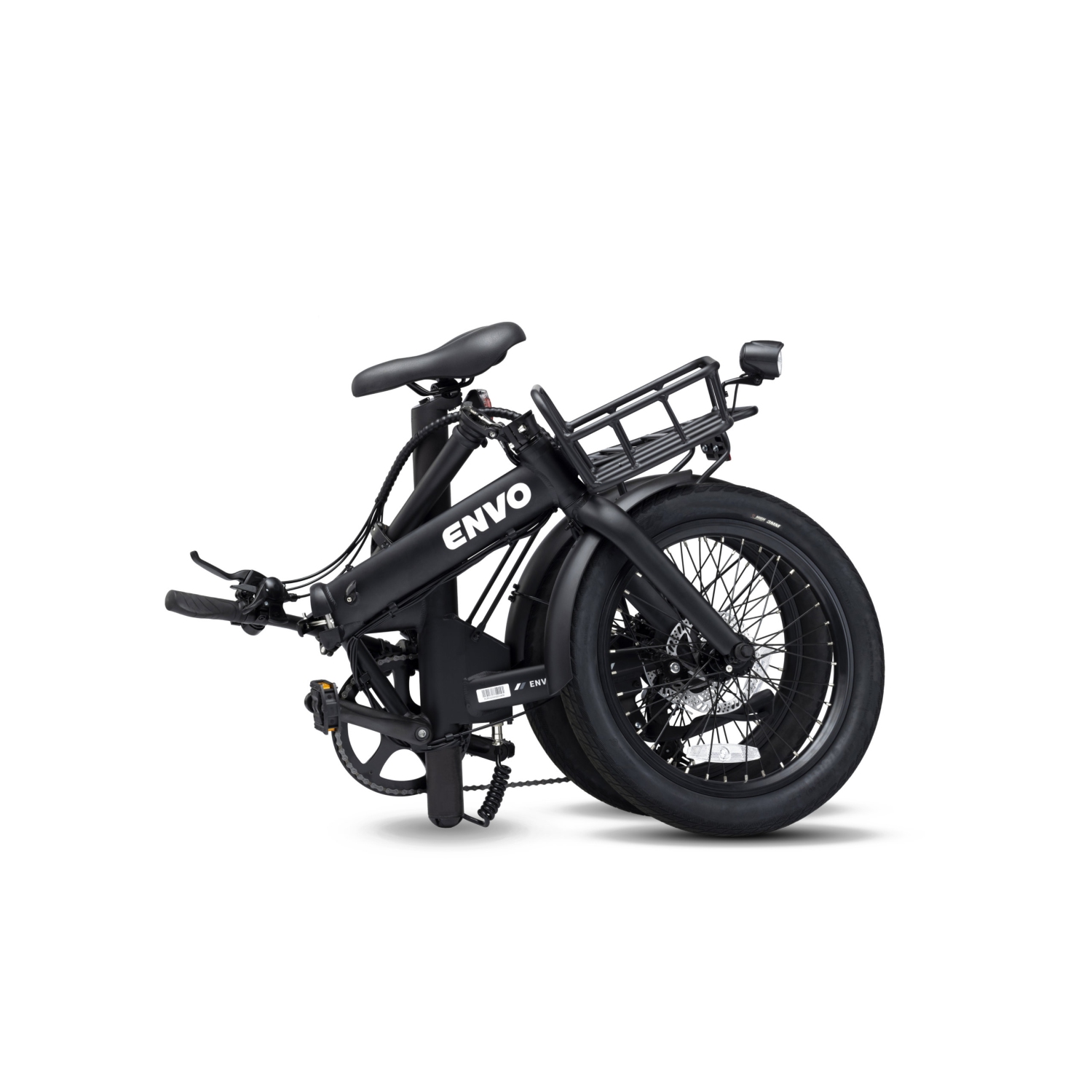 Boîte ouverte – vélo électrique pliable Lynx-20 d'ENVO – Noir