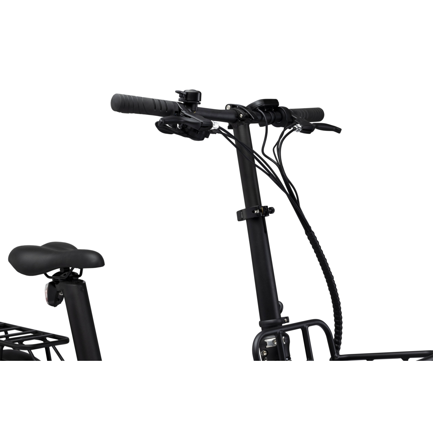 Boîte ouverte – vélo électrique pliable Lynx-20 d'ENVO – Noir