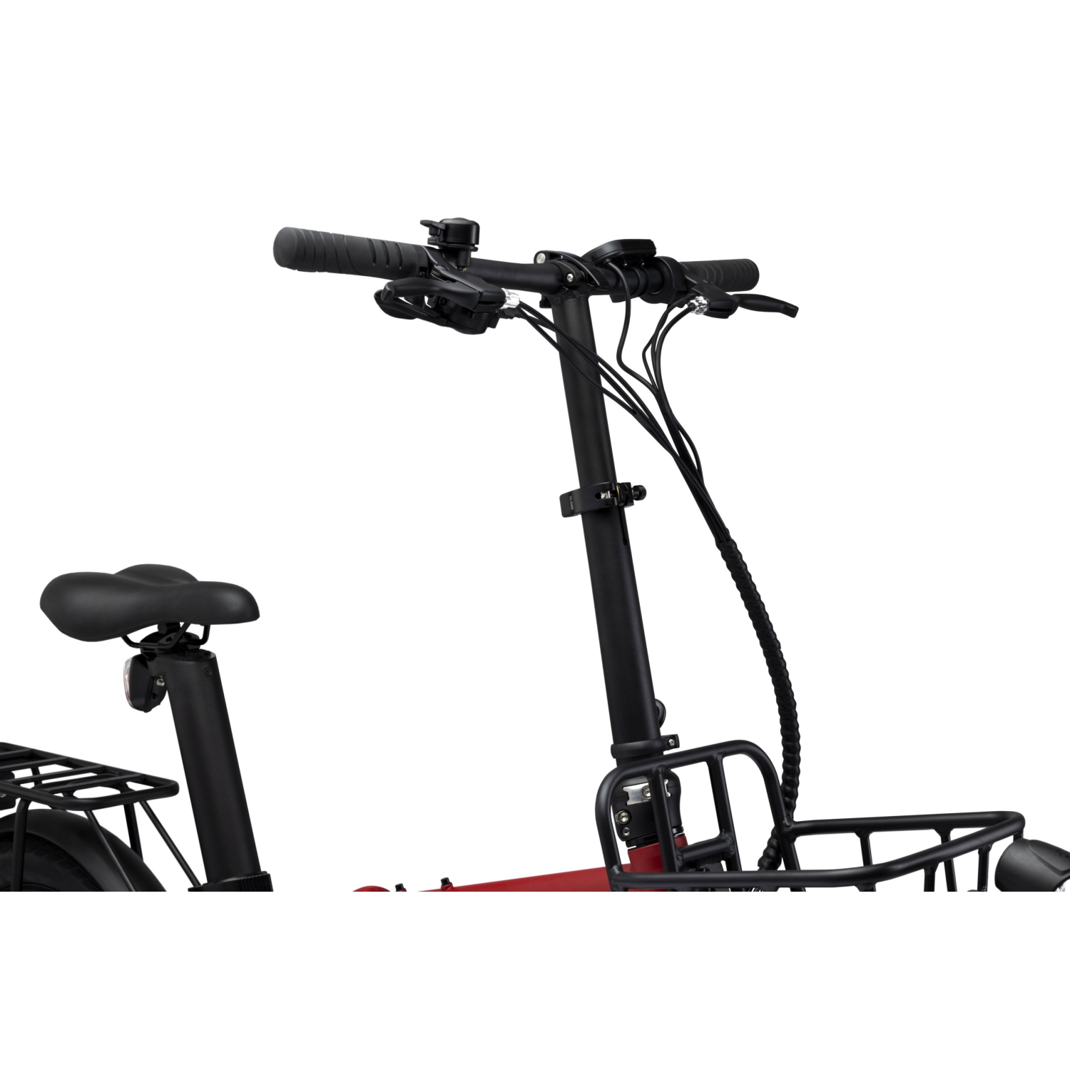 Boîte ouverte – vélo électrique pliable Lynx-20 d'ENVO – Rouge
