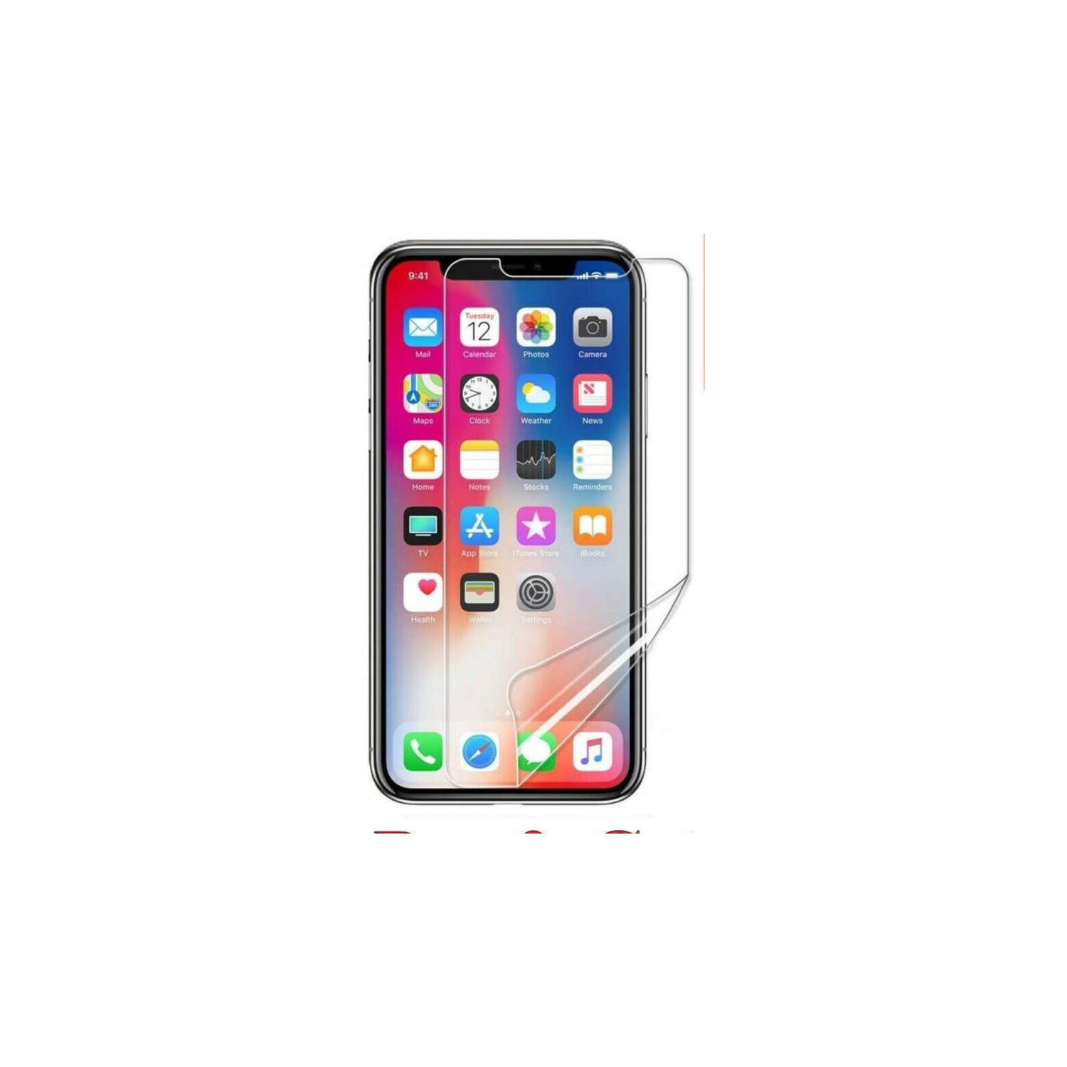 Clear Transparent Screen Protector Cover for iPhone 11 XR X XS 11 Pro / Max
