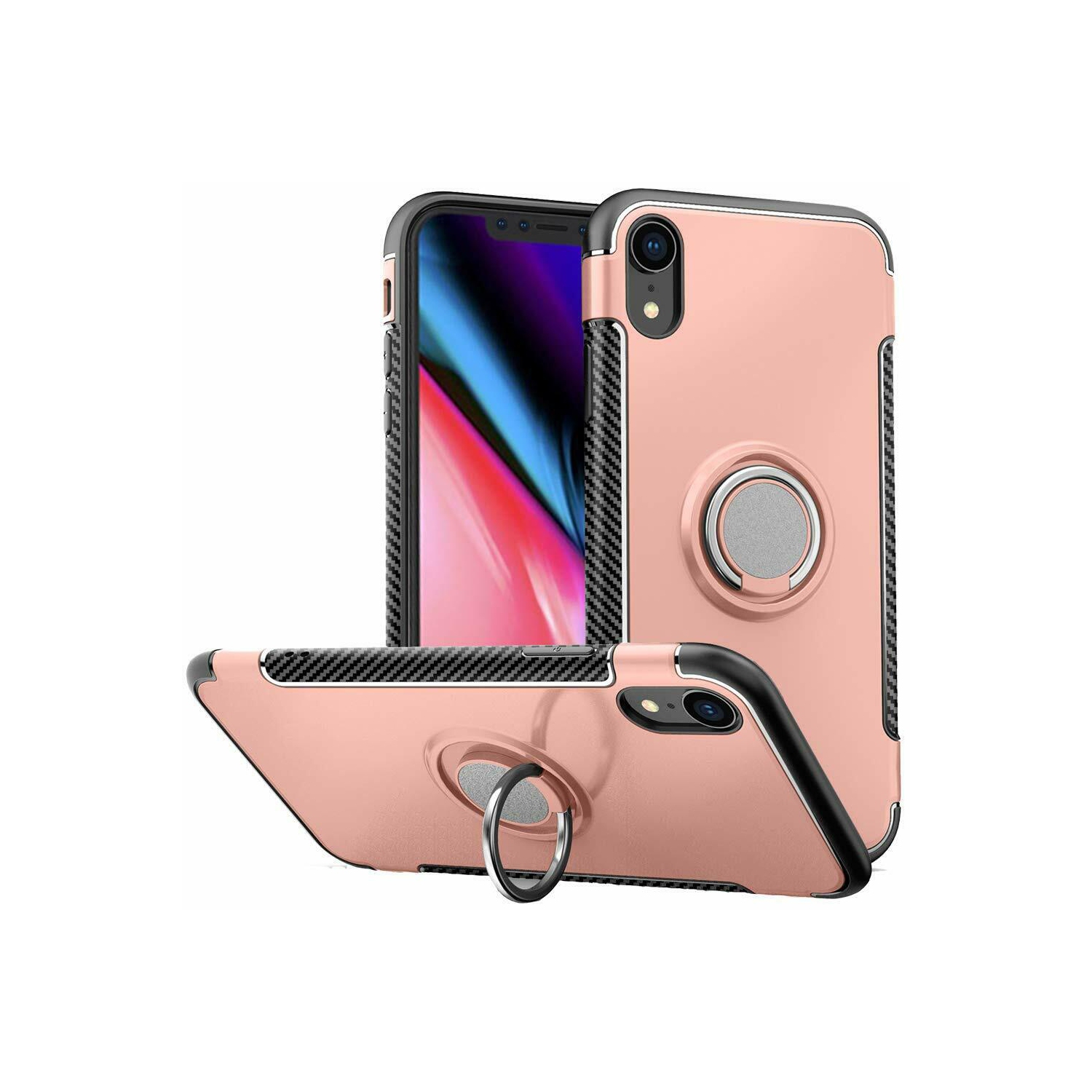 Pour iPhone 11 Pro XR X XS Max 5S se 8 plus 7 6S 6 Étui Support magnétique anneau