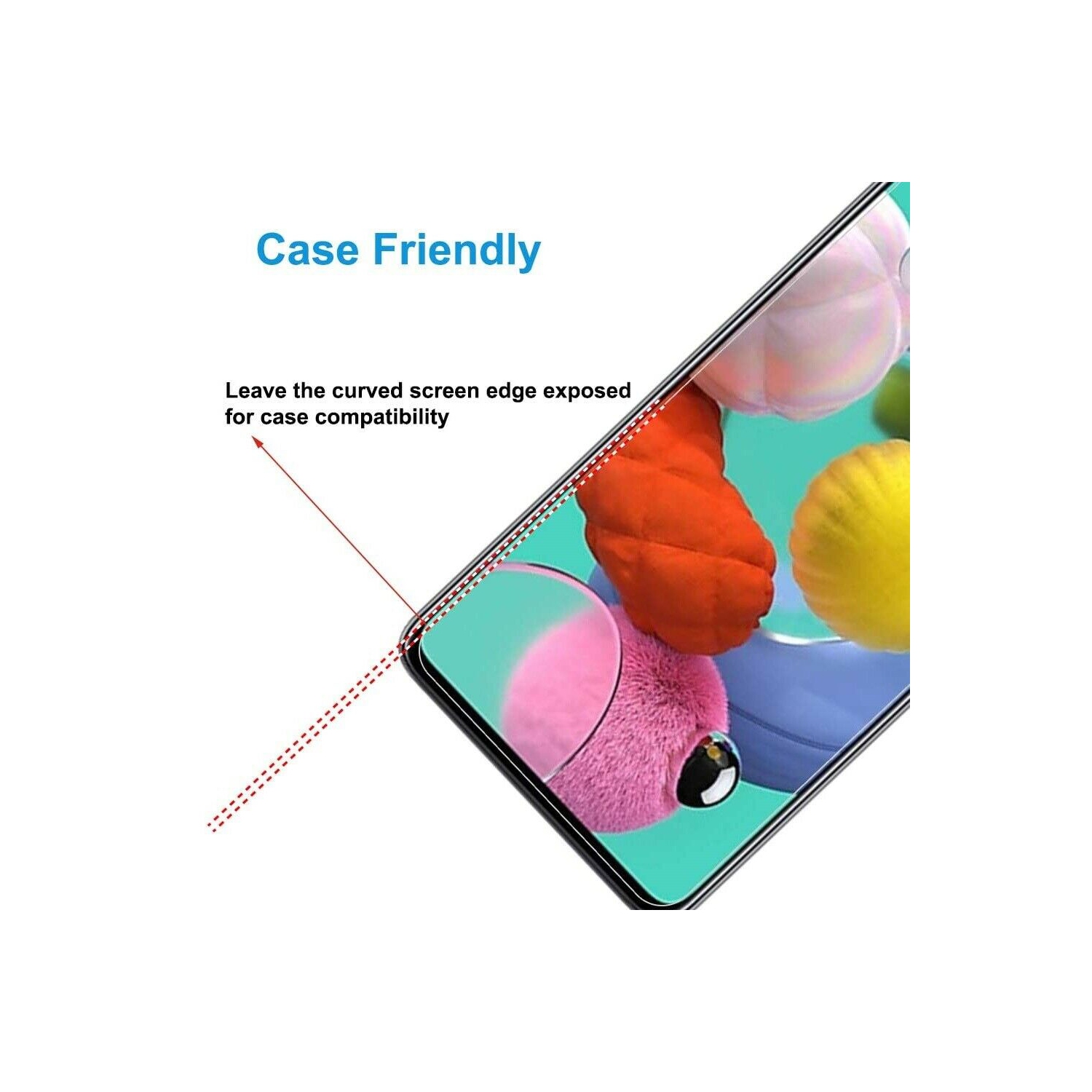 Premium Tempered Glass Screen Protector for Samsung Galaxy A51