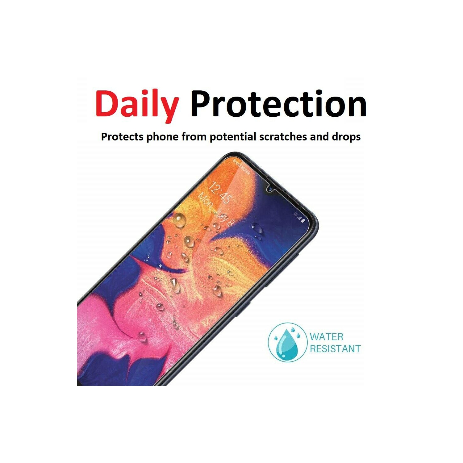 Protecteur d’écran en verre trempé de qualité supérieure pour Galaxy A10e et A20e de Samsung