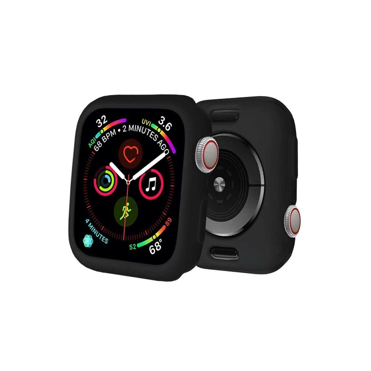 Apple Watch Case Silicone Lightweight Slim Soft Cover For Series 1 2 3 4 5 6 SE