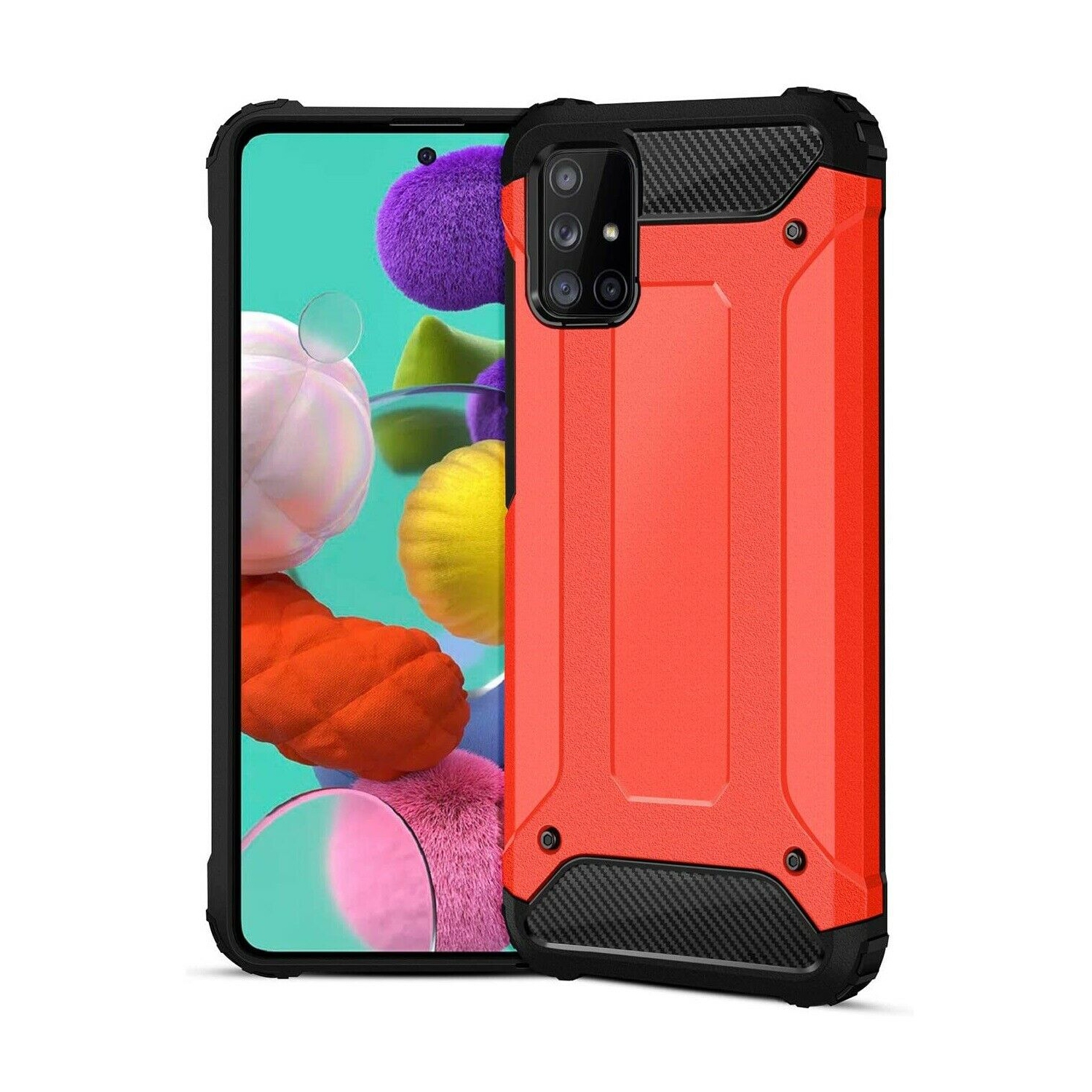 For Samsung Galaxy A51 & A71 Case - Heavy Duty Shockproof Hard Armor Cover