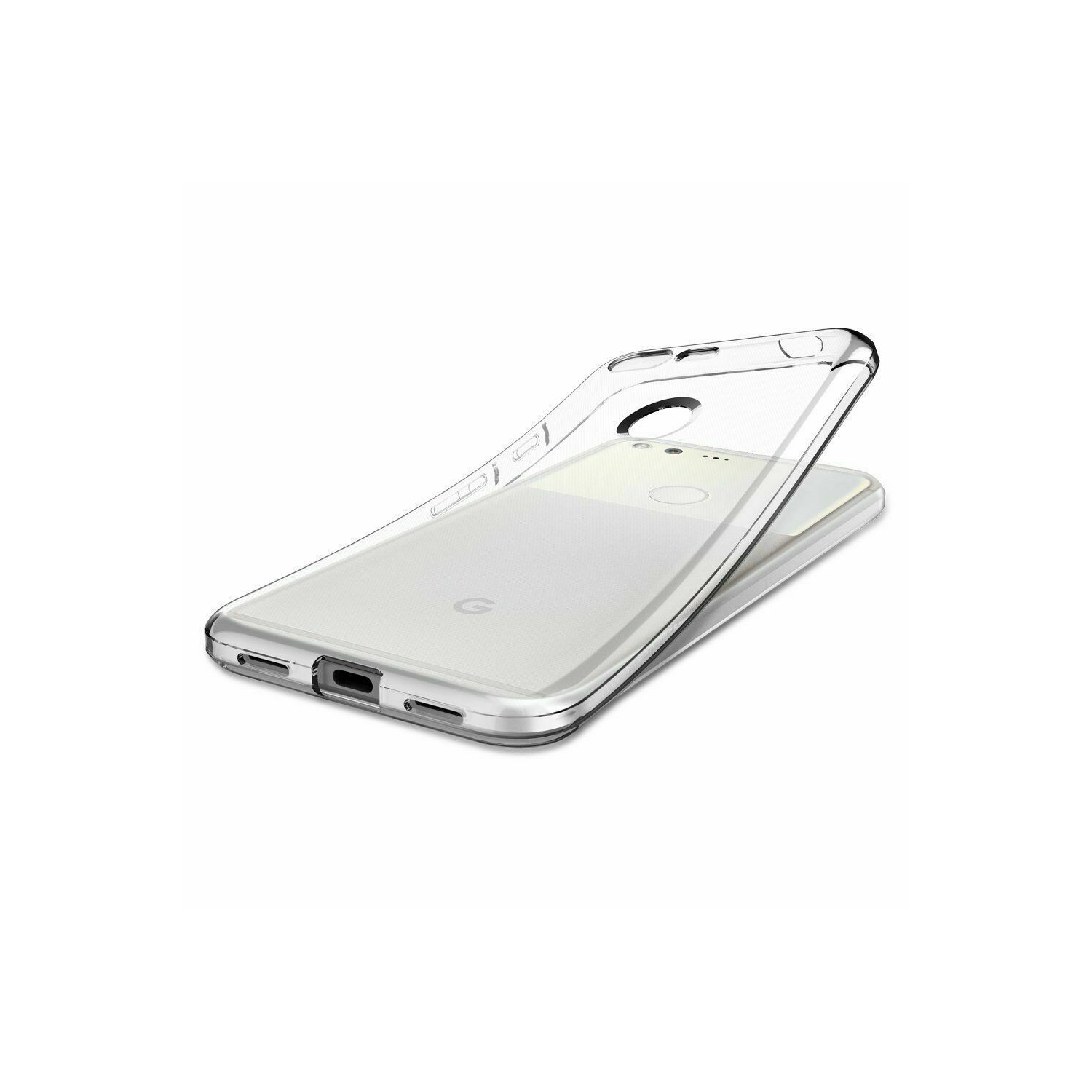 For Google Pixel Case - Crystal Clear Thin Soft TPU Transparent Back Cover