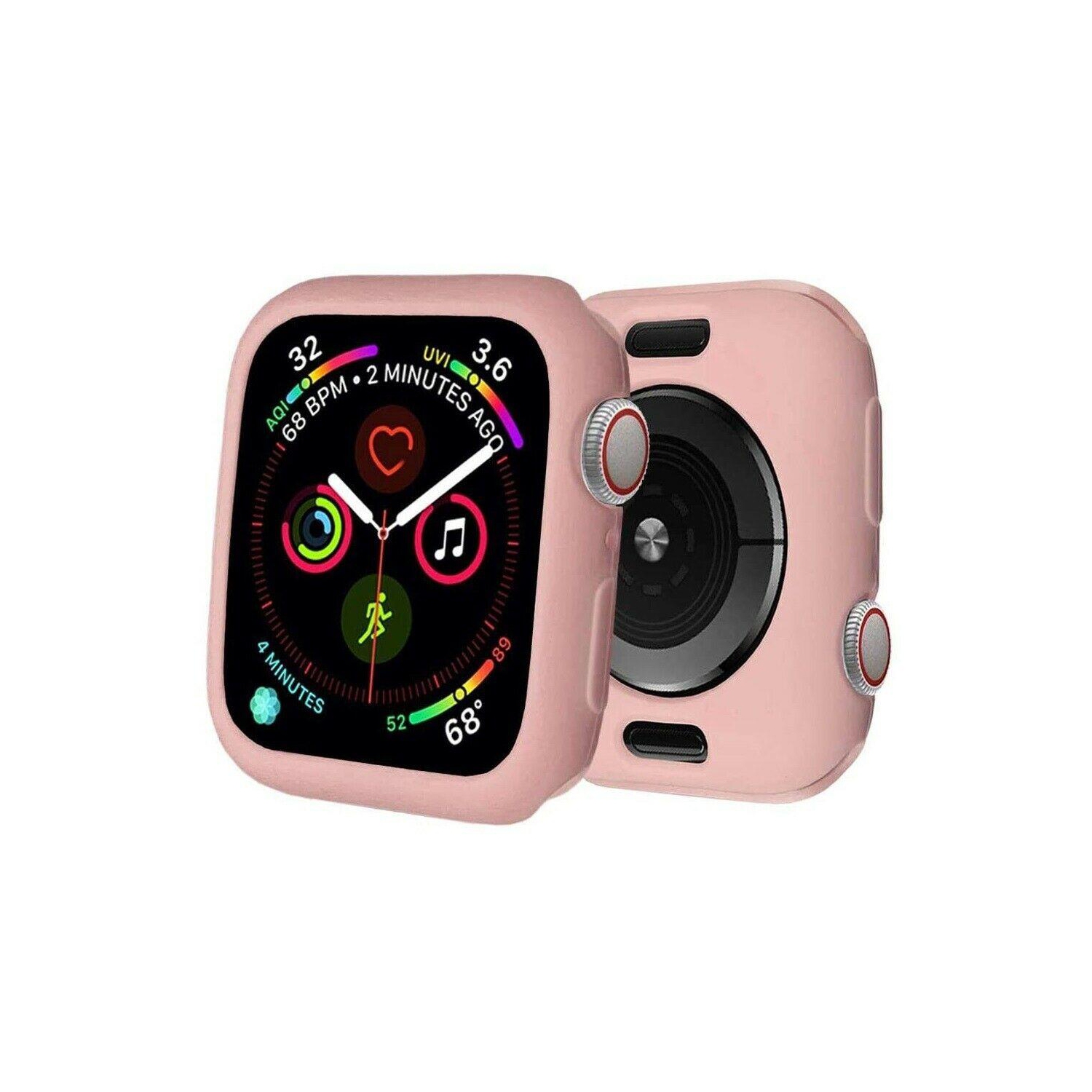 Apple Watch Case Silicone Lightweight Slim Soft Cover For Series 1 2 3 4 5 6 SE