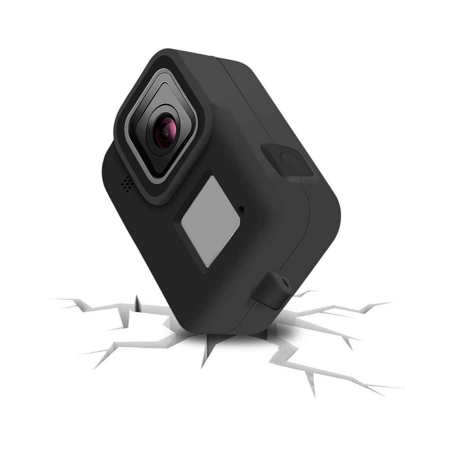 Pour étui GoPro Hero 8 - gaine de protection en caoutchouc de silicone