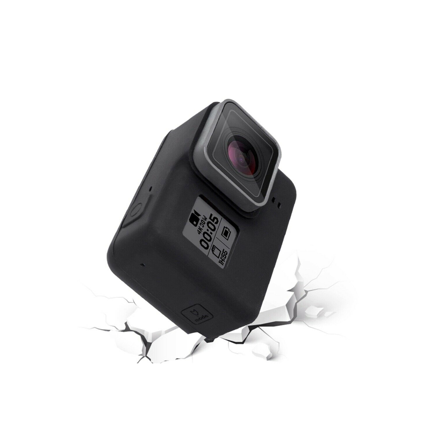 For GoPro Hero 7 6 5 Case Silicone Rubber Sleeve Protective Housing Frame Cover