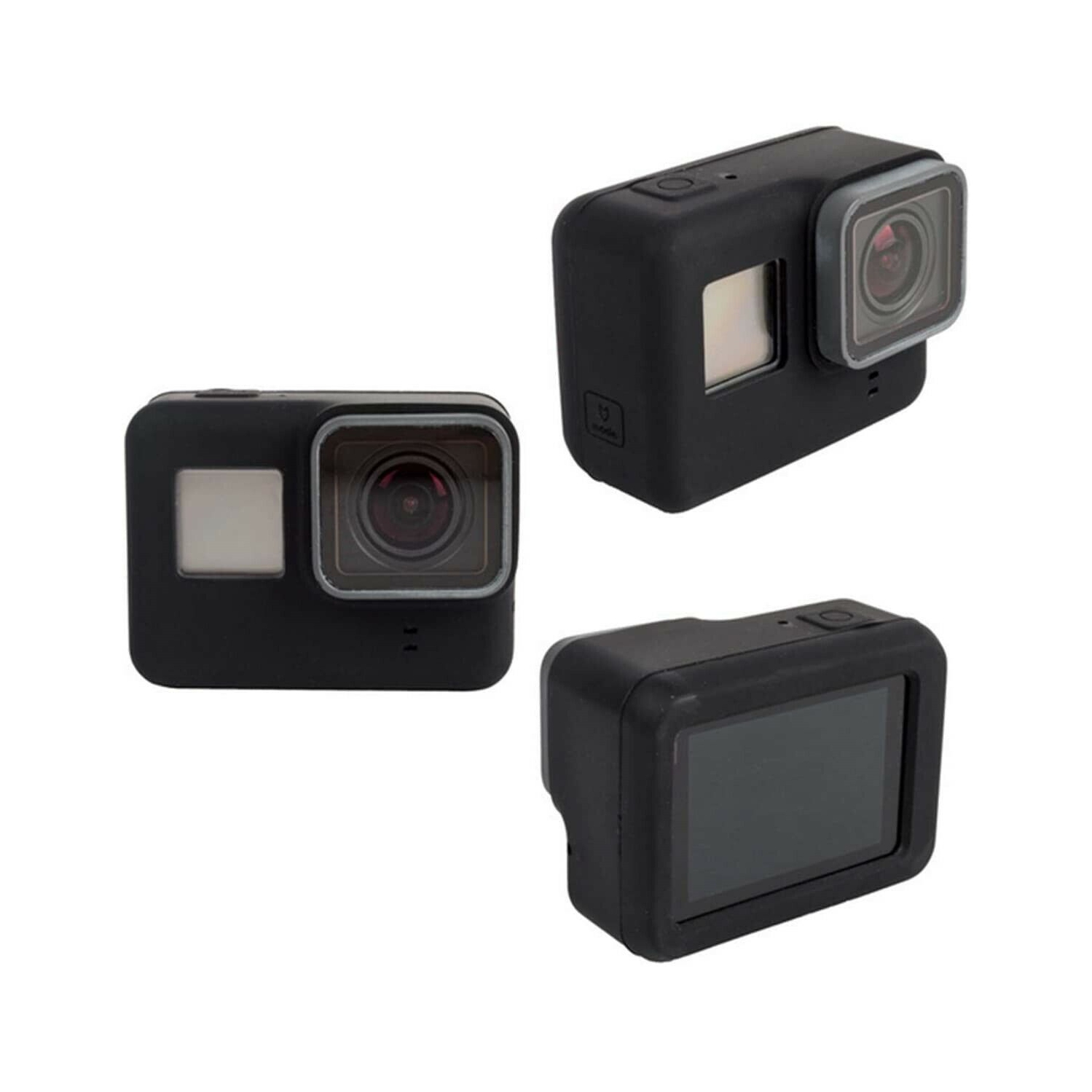 For GoPro Hero 7 6 5 Case Silicone Rubber Sleeve Protective Housing Frame Cover