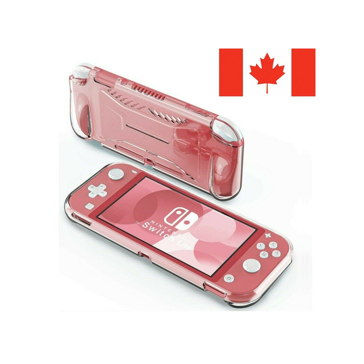 For Nintendo Switch Lite Case - Clear Soft TPU Silicone Transparent Back Cover