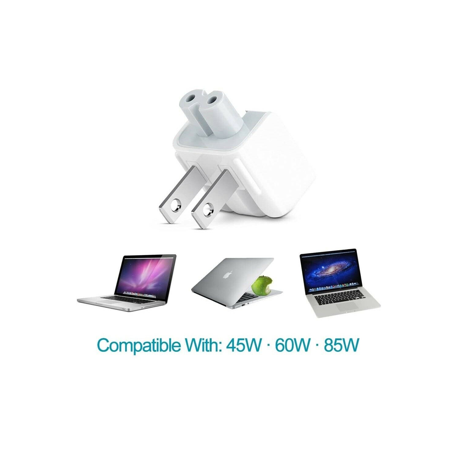 AC Power Adapter US Wall Folding Plug Duck Head For Macbook Pro Air iPhone iPad