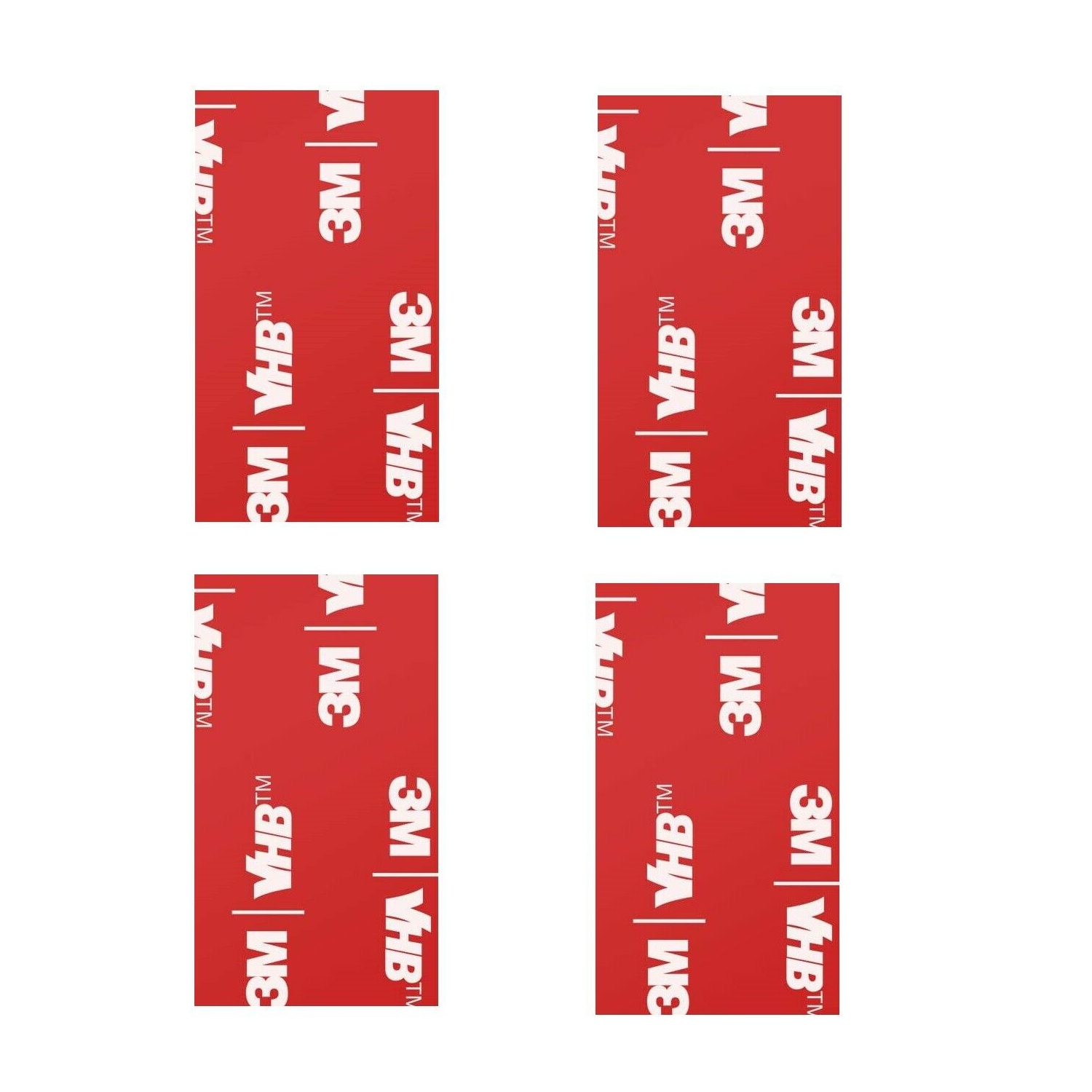 4 x ruban adhésif VHB adhésif 3M pour fixation double face pour support magnétique de voiture