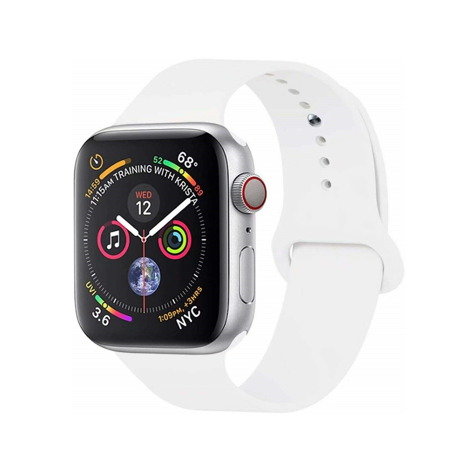 Replacement Silicone Sport Band Loop Strap For Apple Watch Series 6 SE 5 4 3 2 1