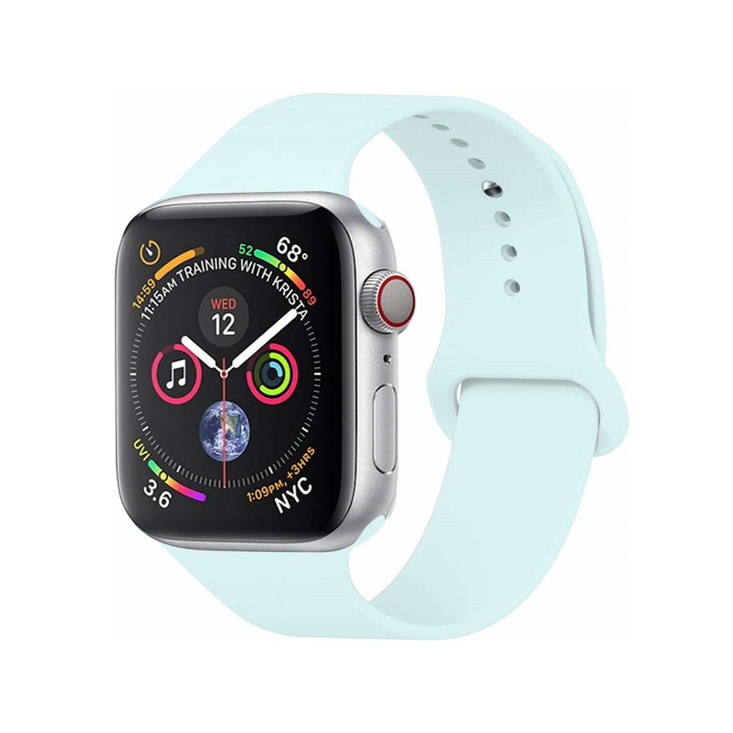 Replacement Silicone Sport Band Loop Strap For Apple Watch Series 6 SE 5 4 3 2 1