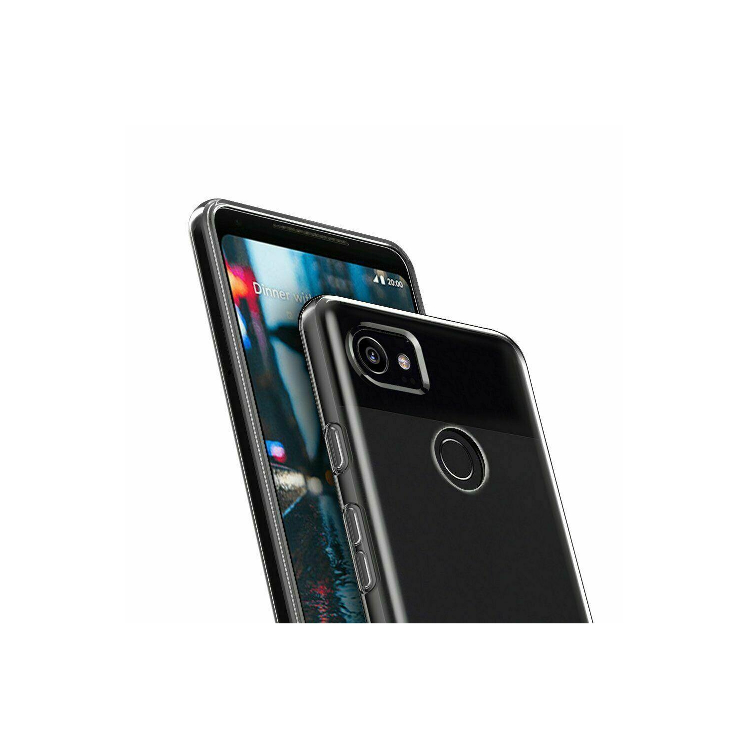 For Google Pixel 2 Case - Clear Thin Soft TPU Silicone Back Cover