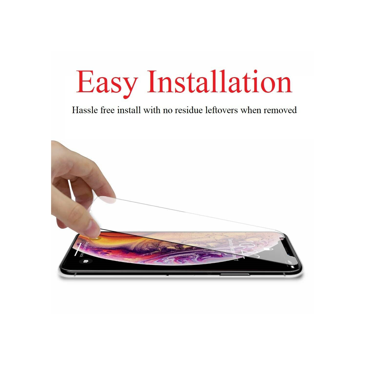 Protecteur d’écran en verre trempé de qualité supérieure pour iPhone XS Max/11 Pro Max