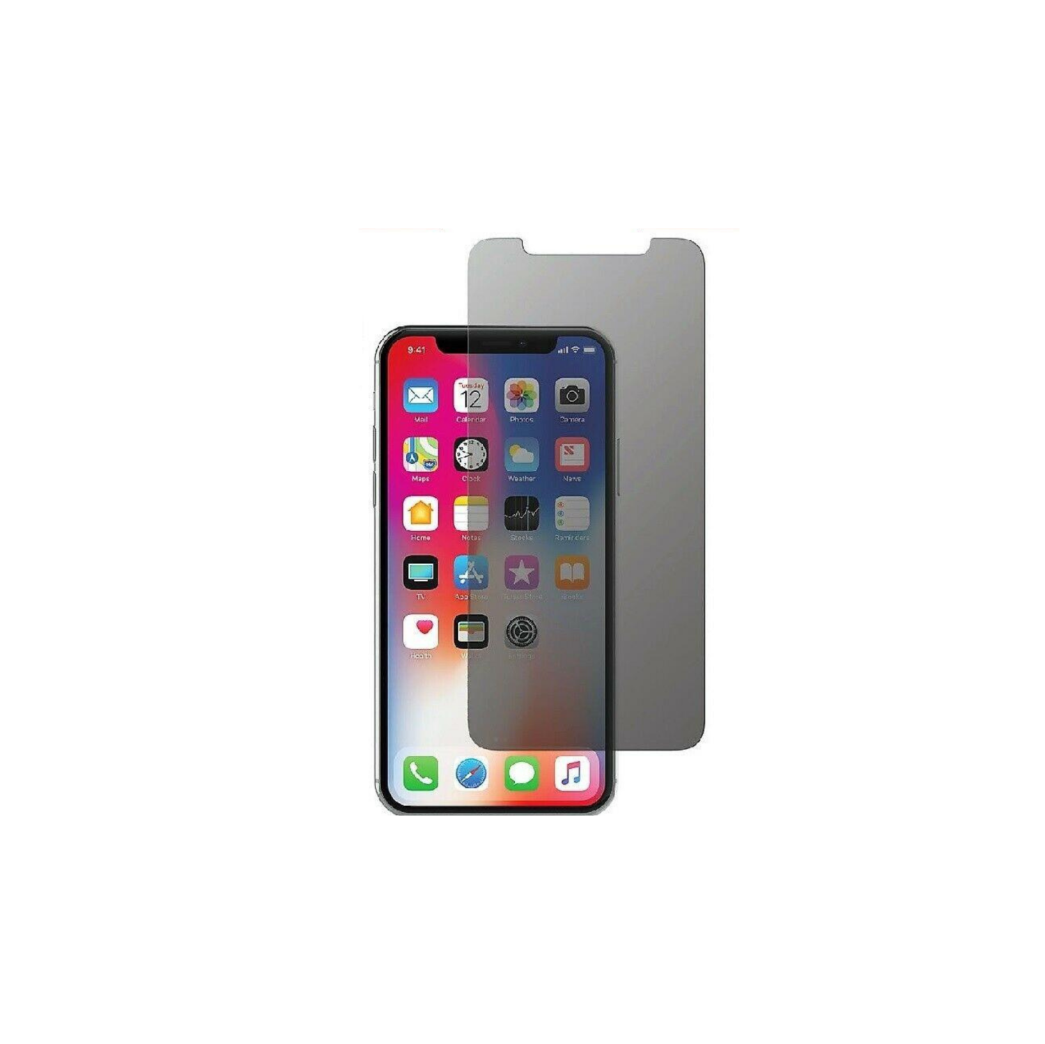 Protecteur d’écran en verre trempé anti-Spy de Privacy pour iPhone 11 Pro/X/XS