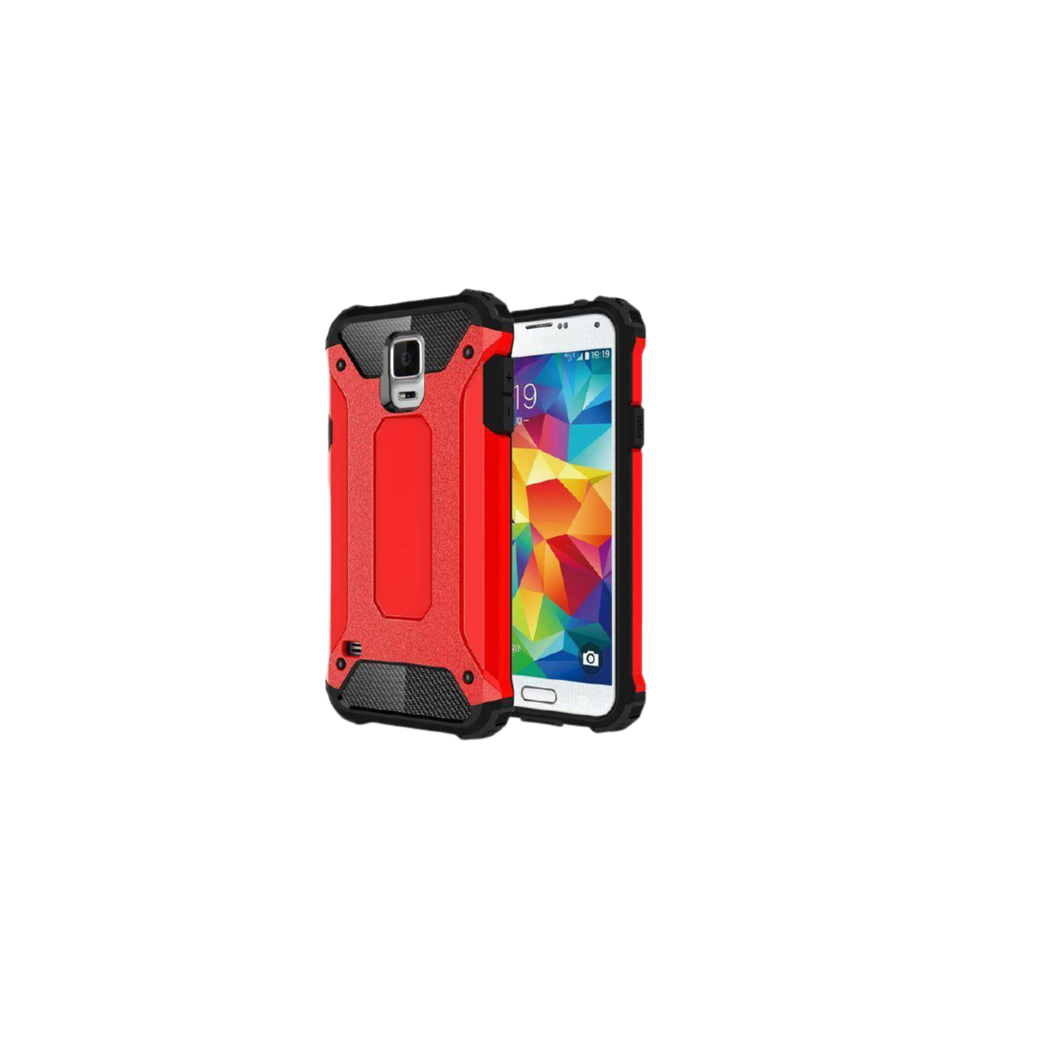 For Samsung Galaxy S5 / S6 Case - Dual Layer Hybrid Shockproof Armor Cover