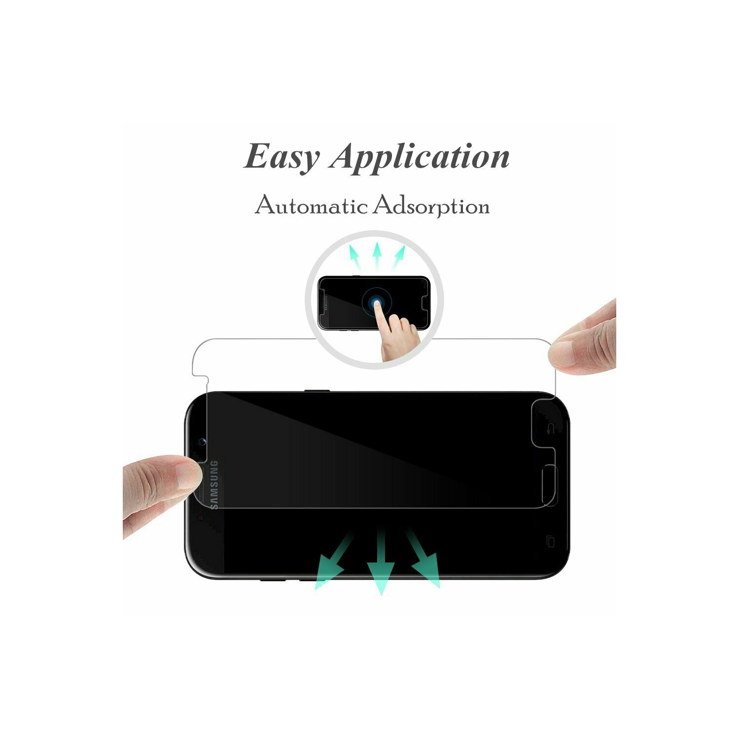 Protecteur d’écran en verre trempé de qualité supérieure pour Galaxy A5 2017 de Samsung