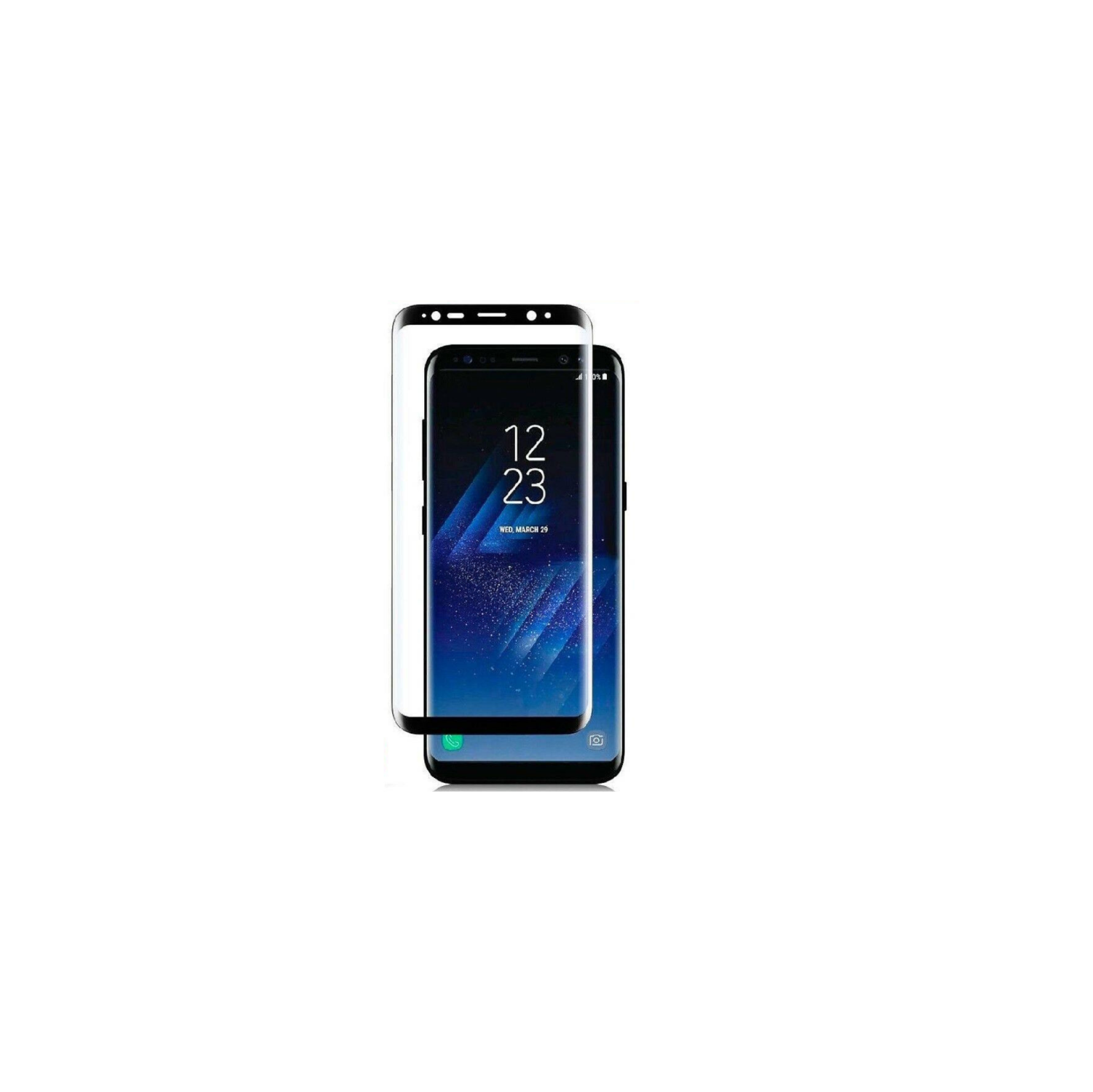 Premium 3D Curved Tempered Glass Screen Protector for Samsung Galaxy S8