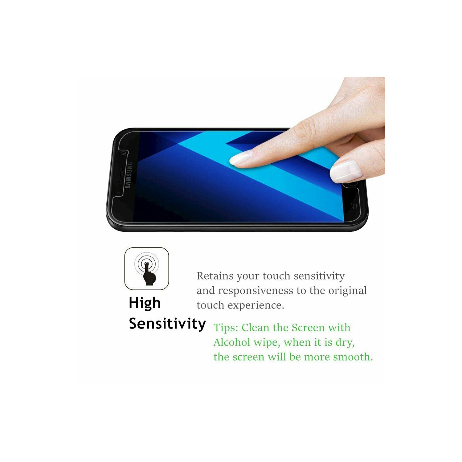 Protecteur d’écran haut de gamme pour Galaxy A5 2017 de Samsung