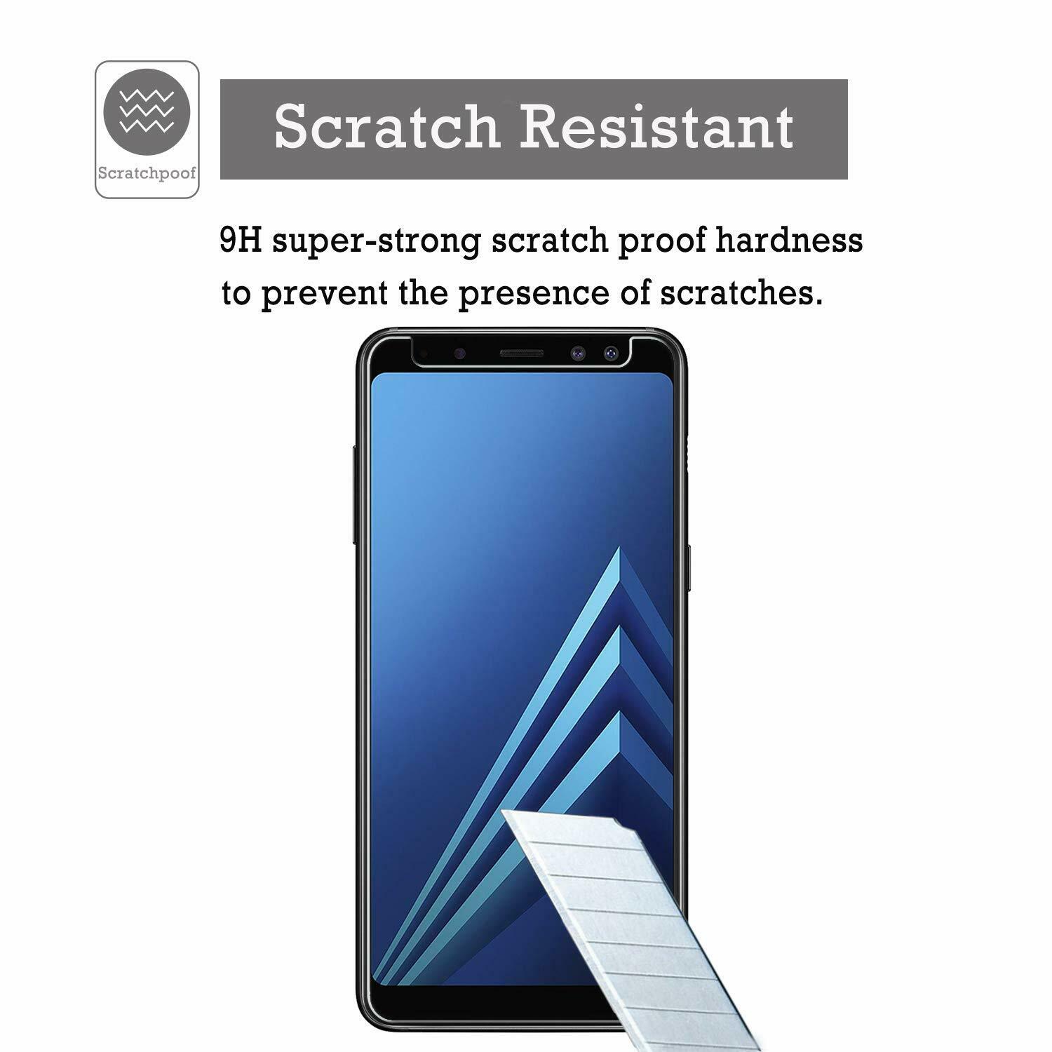 Premium Tempered Glass Screen Protector for Samsung Galaxy A8 2018
