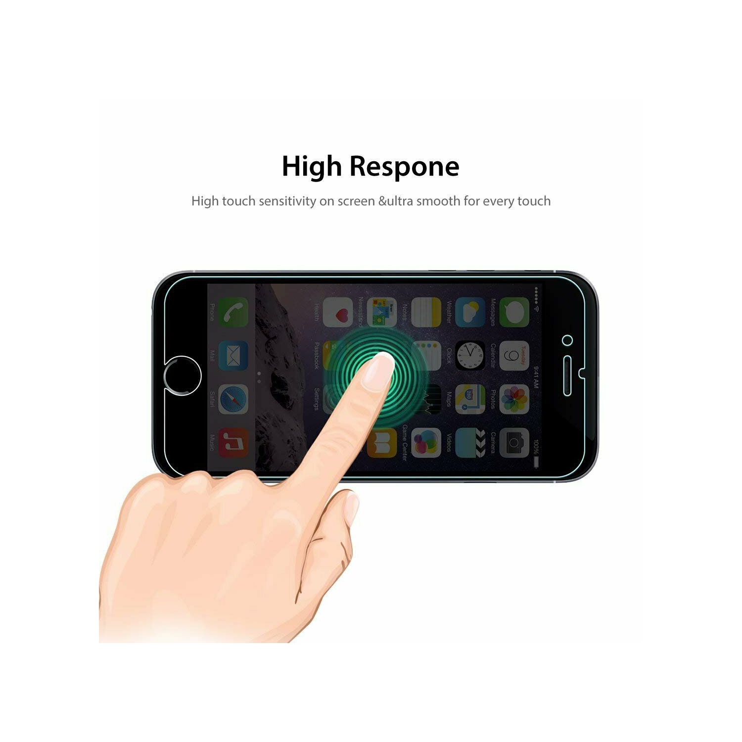 Privacy Anti-Spy Tempered Glass Screen Protector for iPhone 8 7 6S 6 SE 2020