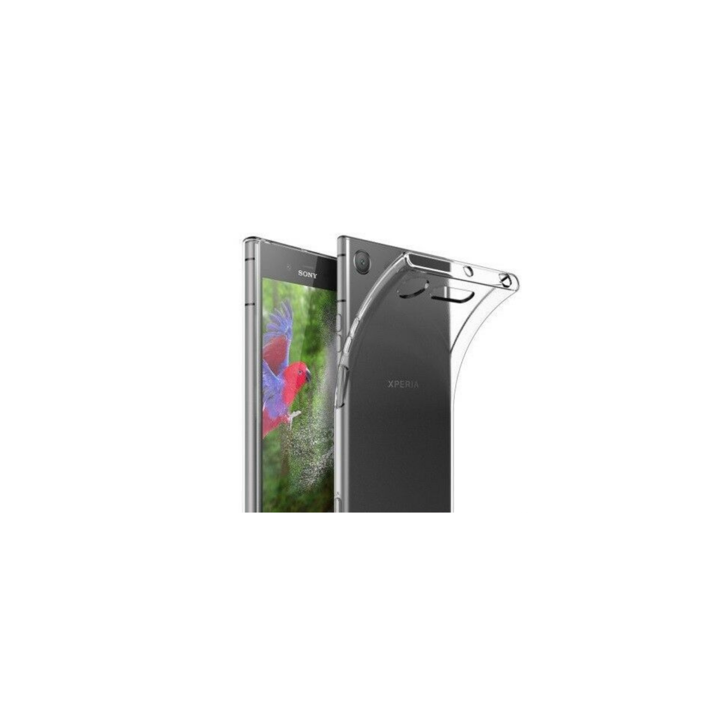 For Sony Xperia XZ1 Case - Crystal Clear Thin Soft TPU Transparent Back Cover