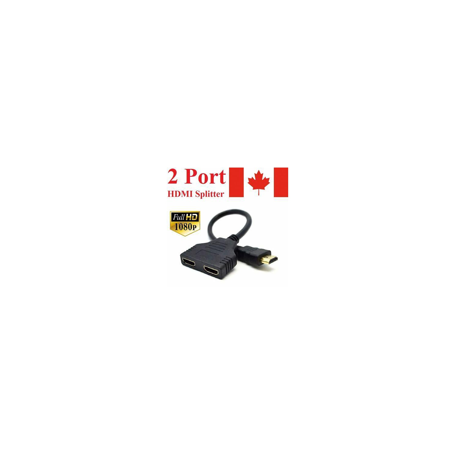 Répartiteur HDMI, 1 entrée, 2 sorties, adaptateur, duplicateur d’écran multiple, HD intégrale, 1080p